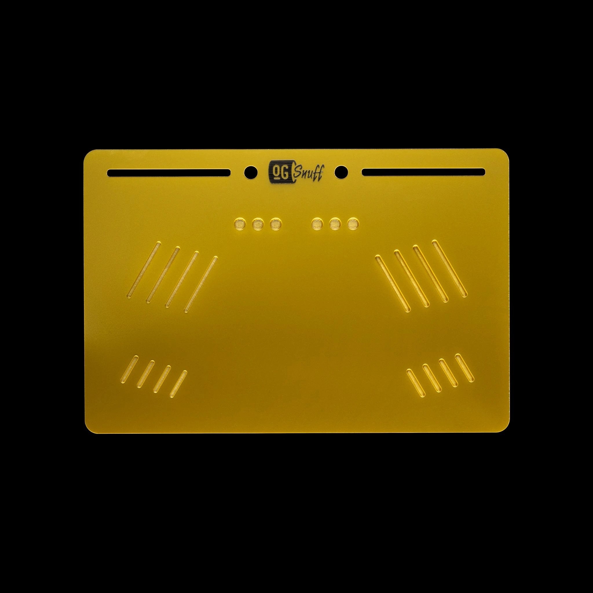 OG SNUFF Platter Board – Großes Snuff Board für Vielseitige Nutzung – 8 Rillen & 8 Vertiefungen -  from DieBallerei