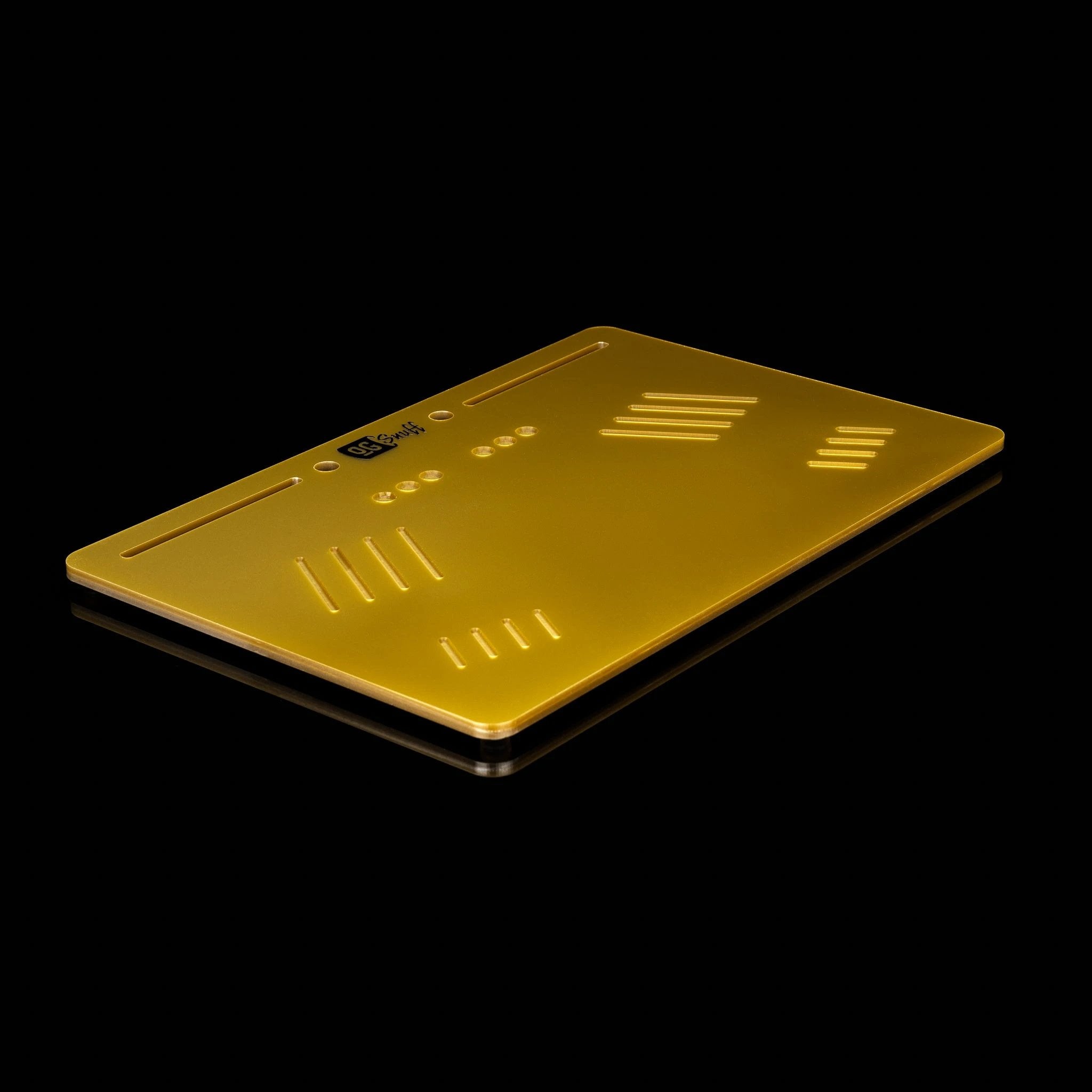 OG SNUFF Platter Board – Großes Snuff Board für Vielseitige Nutzung – 8 Rillen & 8 Vertiefungen -  from DieBallerei