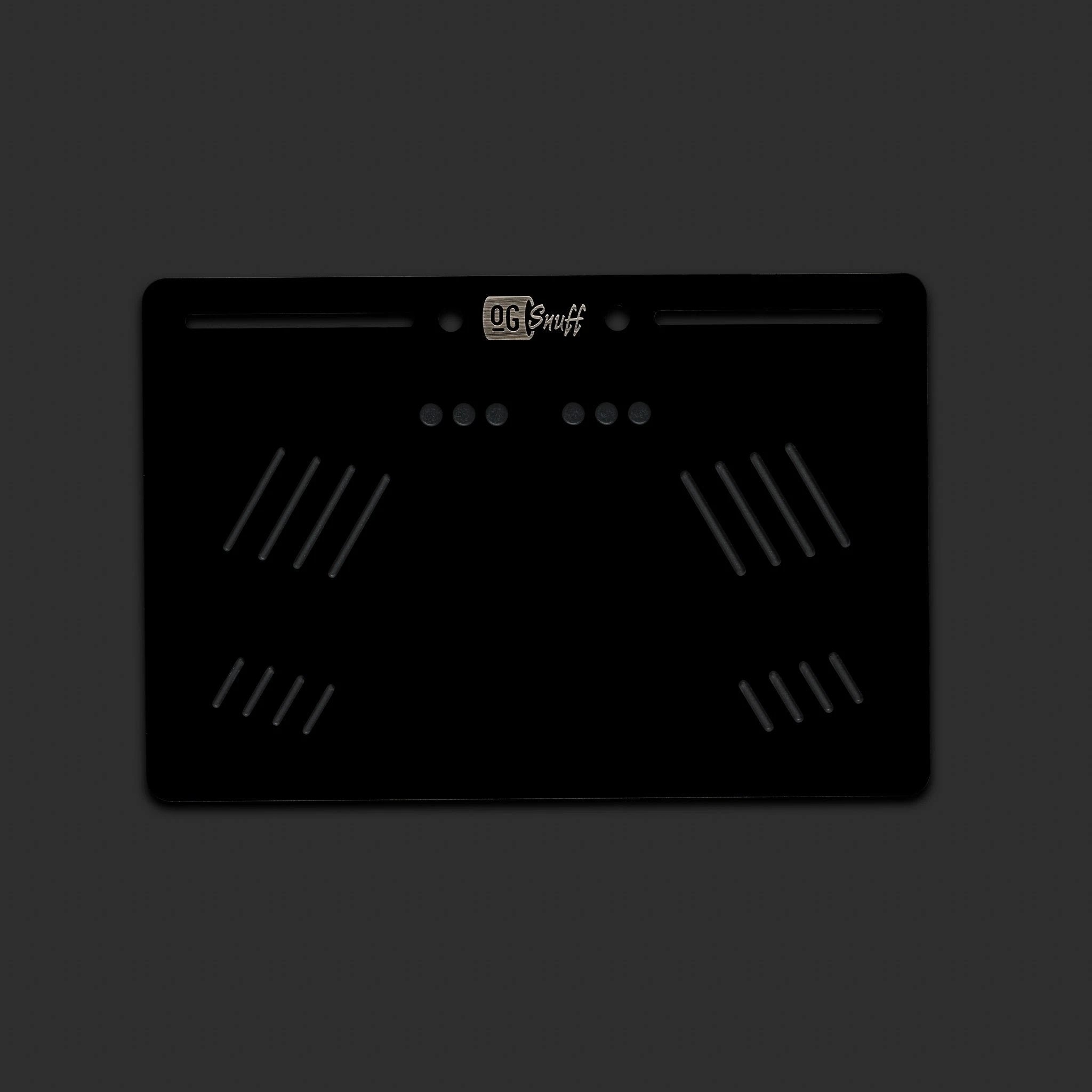 OG SNUFF Platter Board – Großes Snuff Board für Vielseitige Nutzung – 8 Rillen & 8 Vertiefungen -  from DieBallerei