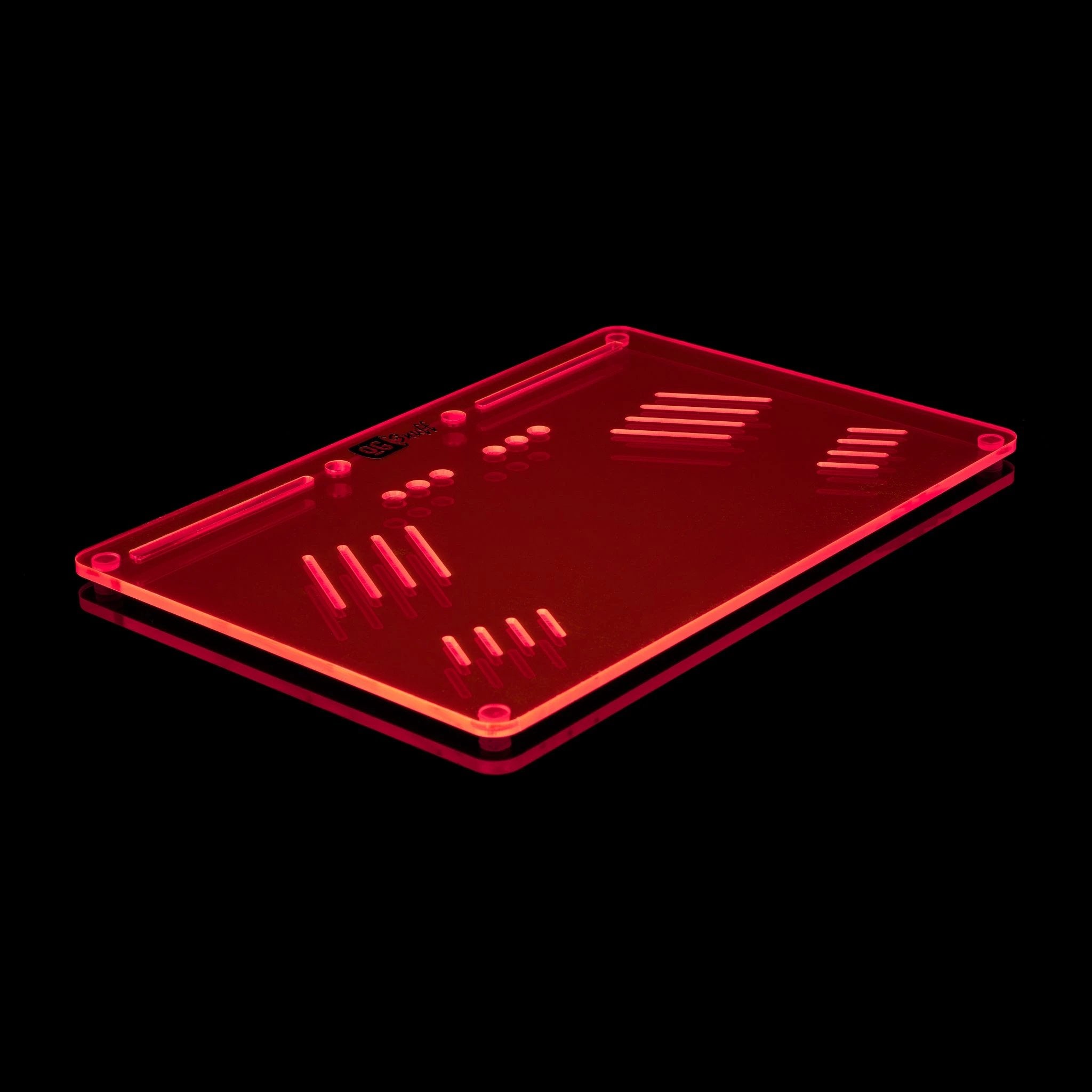 OG SNUFF Platter Board – Großes Snuff Board für Vielseitige Nutzung – 8 Rillen & 8 Vertiefungen -  from DieBallerei