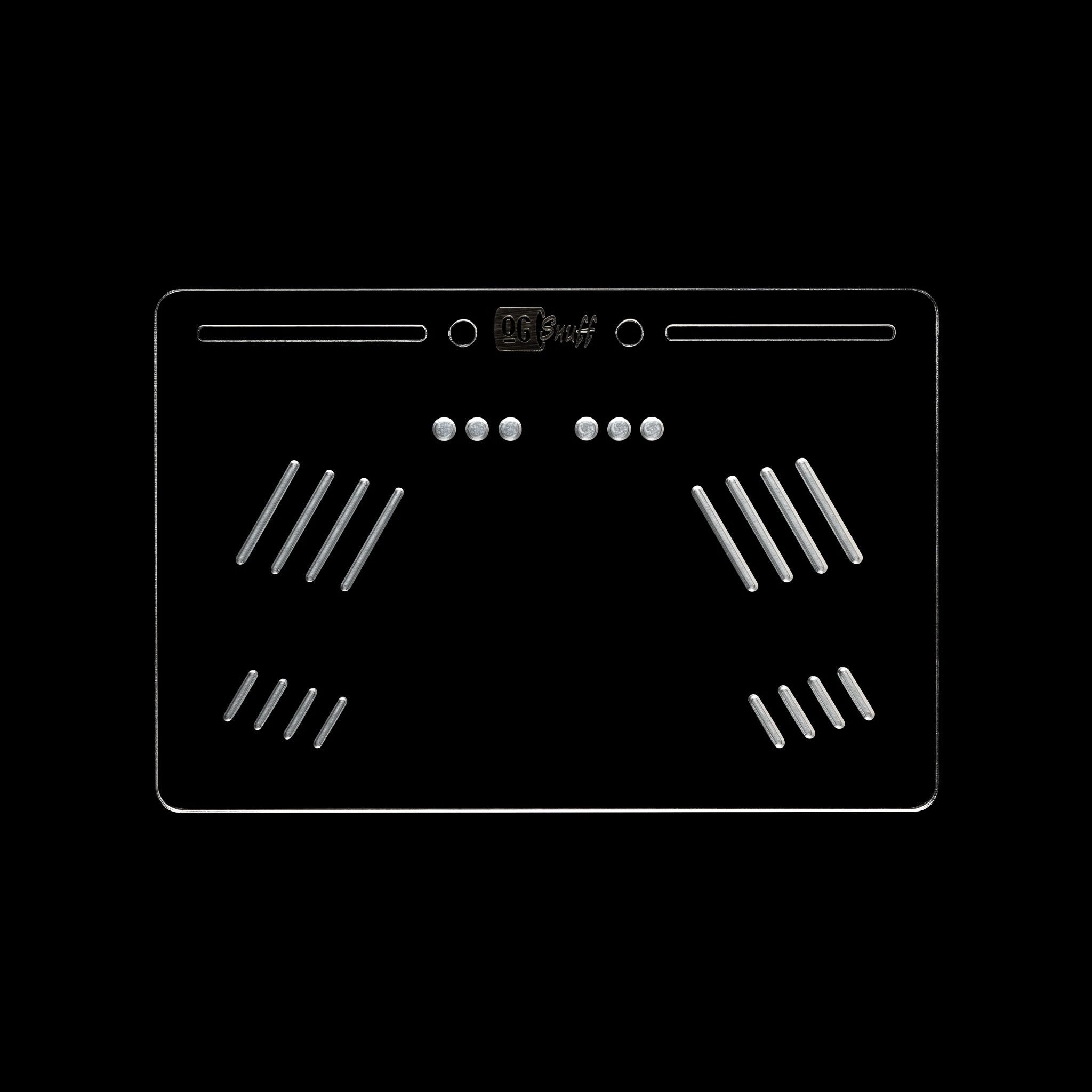 OG SNUFF Platter Board – Großes Snuff Board für Vielseitige Nutzung – 8 Rillen & 8 Vertiefungen -  from DieBallerei
