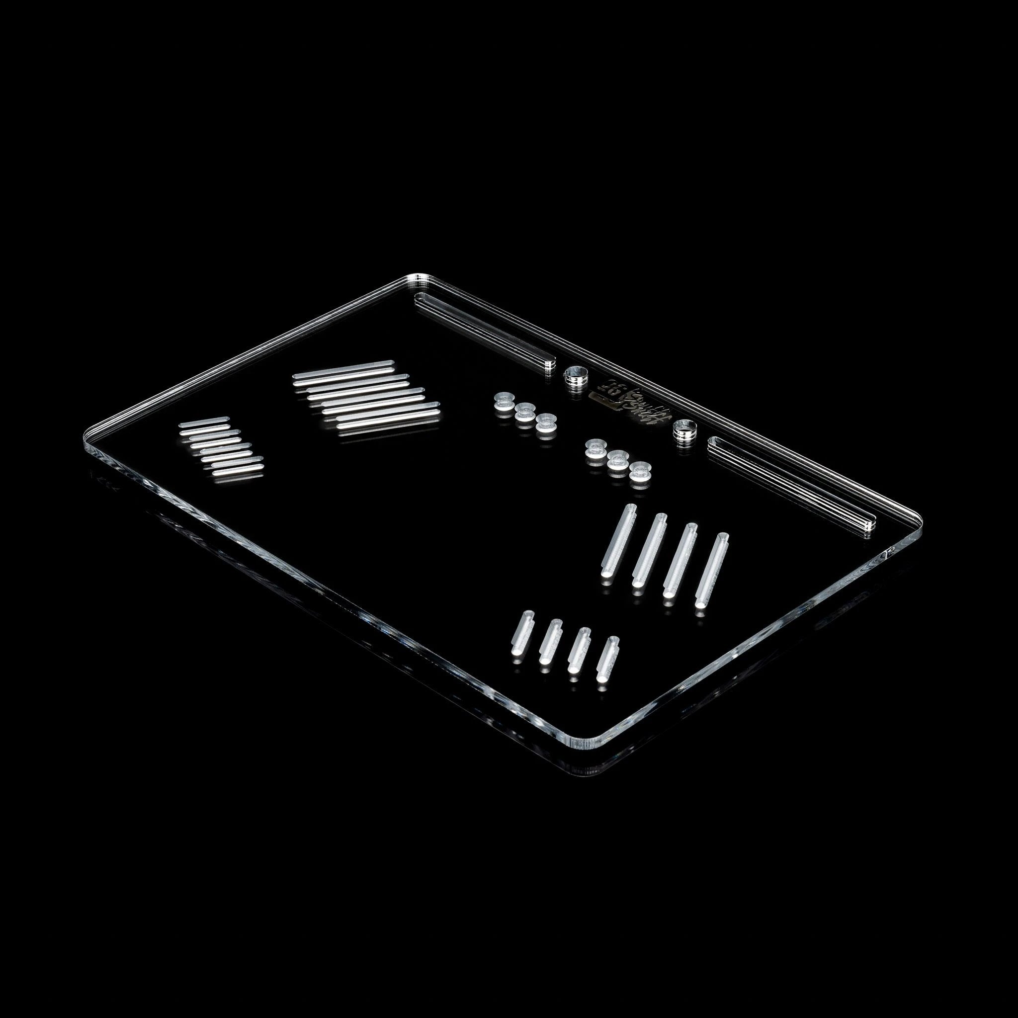 OG SNUFF Platter Board – Großes Snuff Board für Vielseitige Nutzung – 8 Rillen & 8 Vertiefungen -  from DieBallerei