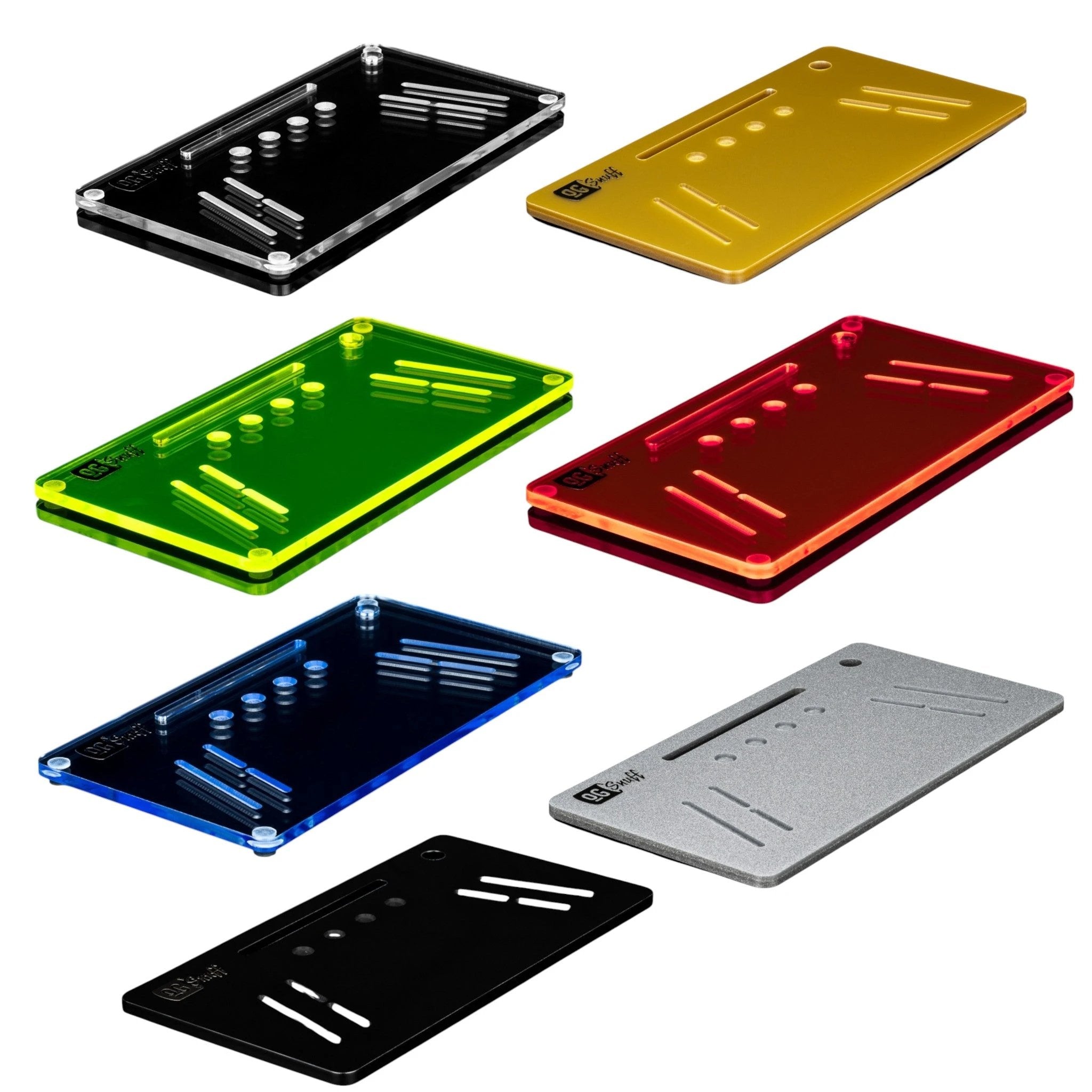 OG SNUFF Fusion-Snuffboard –  6 Rillen + 4 Vertiefungen -  from DieBallerei