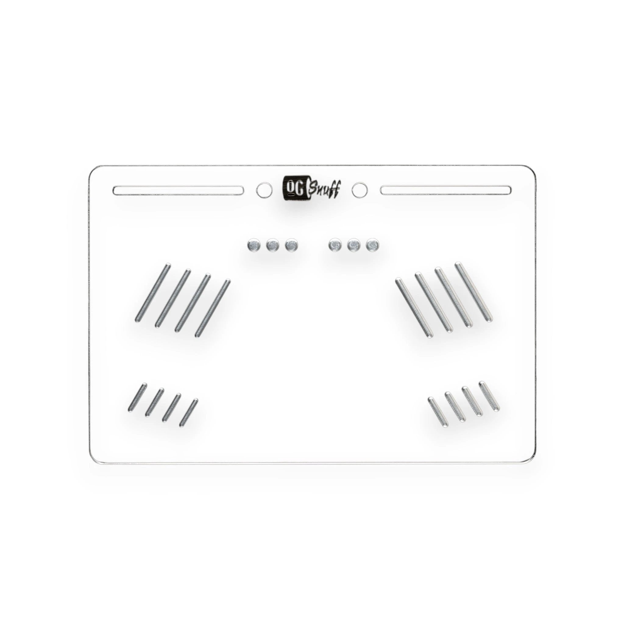 OG SNUFF Platter Board – Großes Snuff Board für Vielseitige Nutzung – 8 Rillen & 8 Vertiefungen -  from DieBallerei