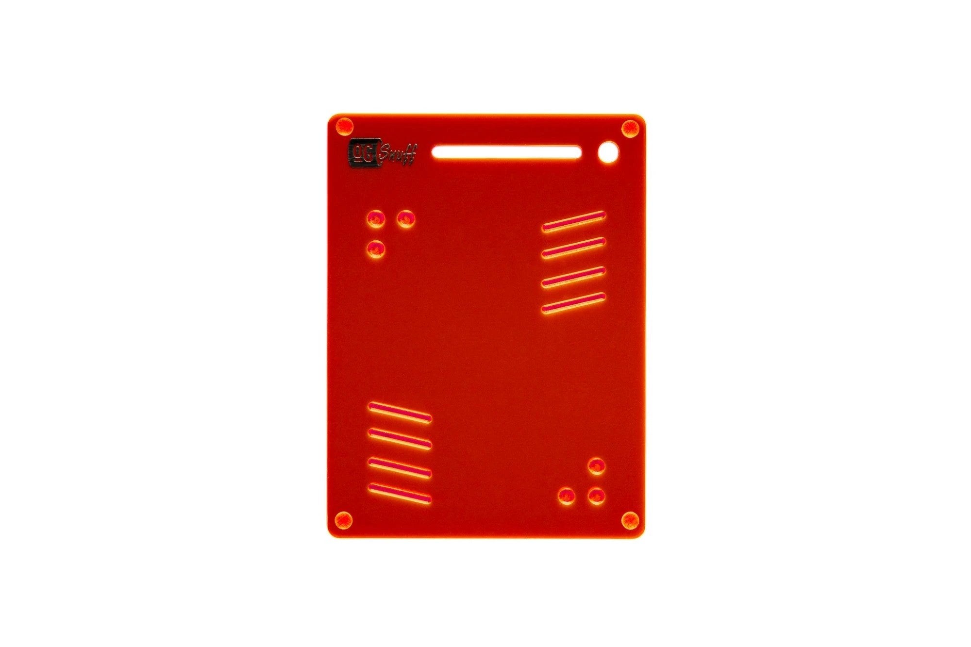 OG SNUFF Snuff Board Tablet – 8 Rillen & 6 Vertiefungen – UV-Reaktive Farboptionen -  from DieBallerei