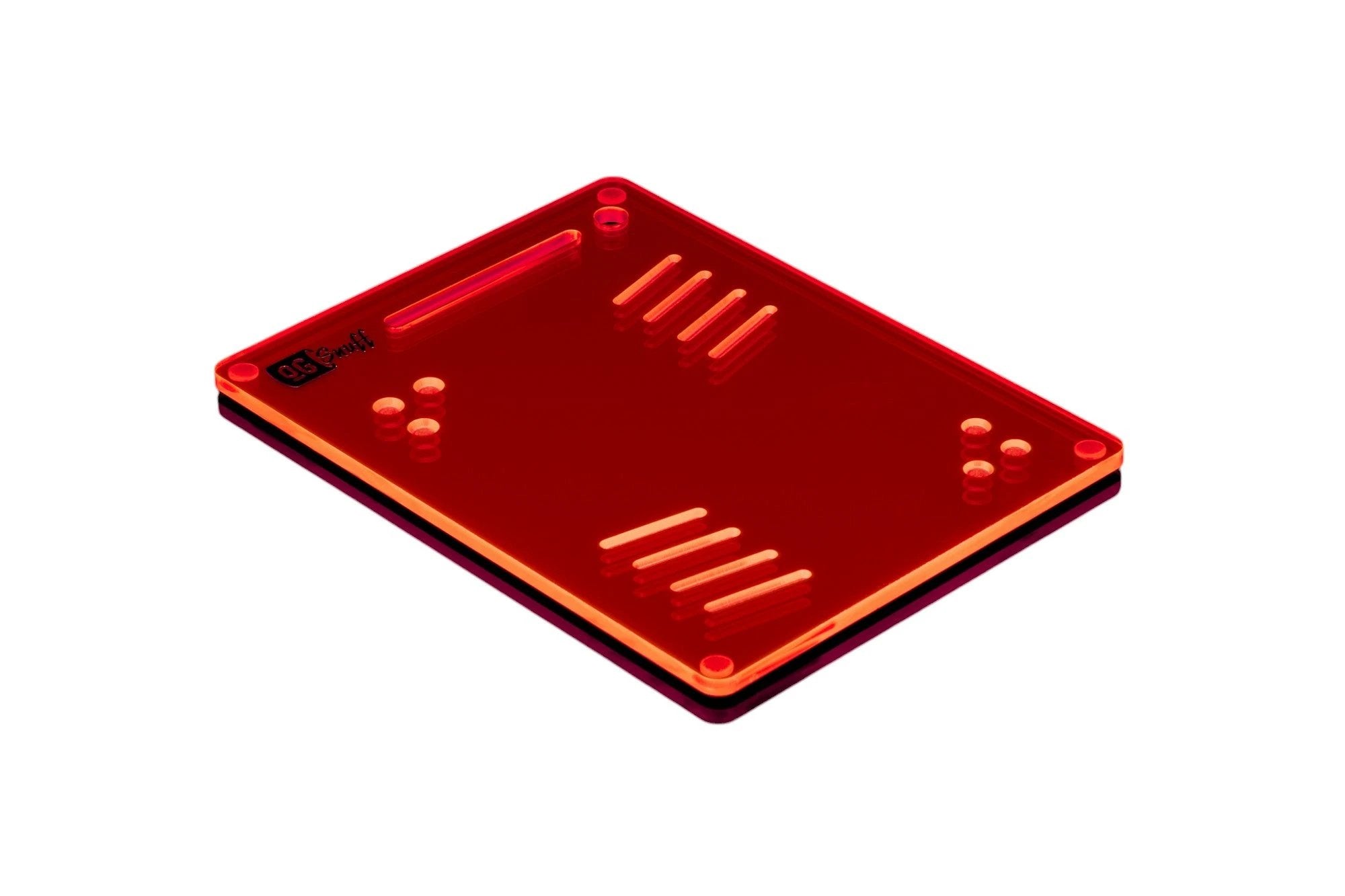 OG SNUFF Snuff Board Tablet – 8 Rillen & 6 Vertiefungen – UV-Reaktive Farboptionen -  from DieBallerei