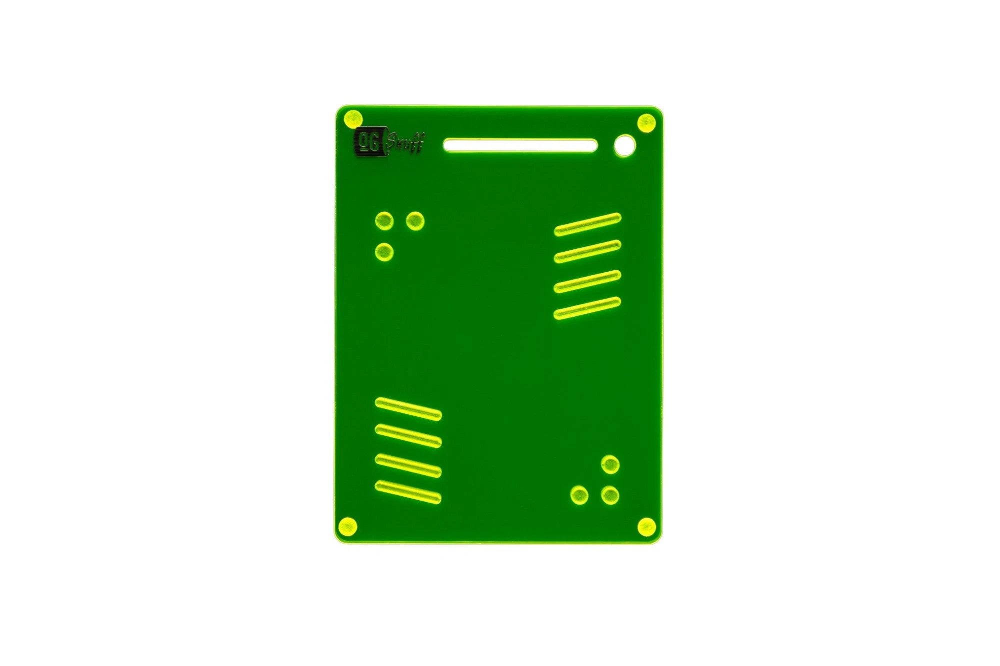 OG SNUFF Snuff Board Tablet – 8 Rillen & 6 Vertiefungen – UV-Reaktive Farboptionen -  from DieBallerei