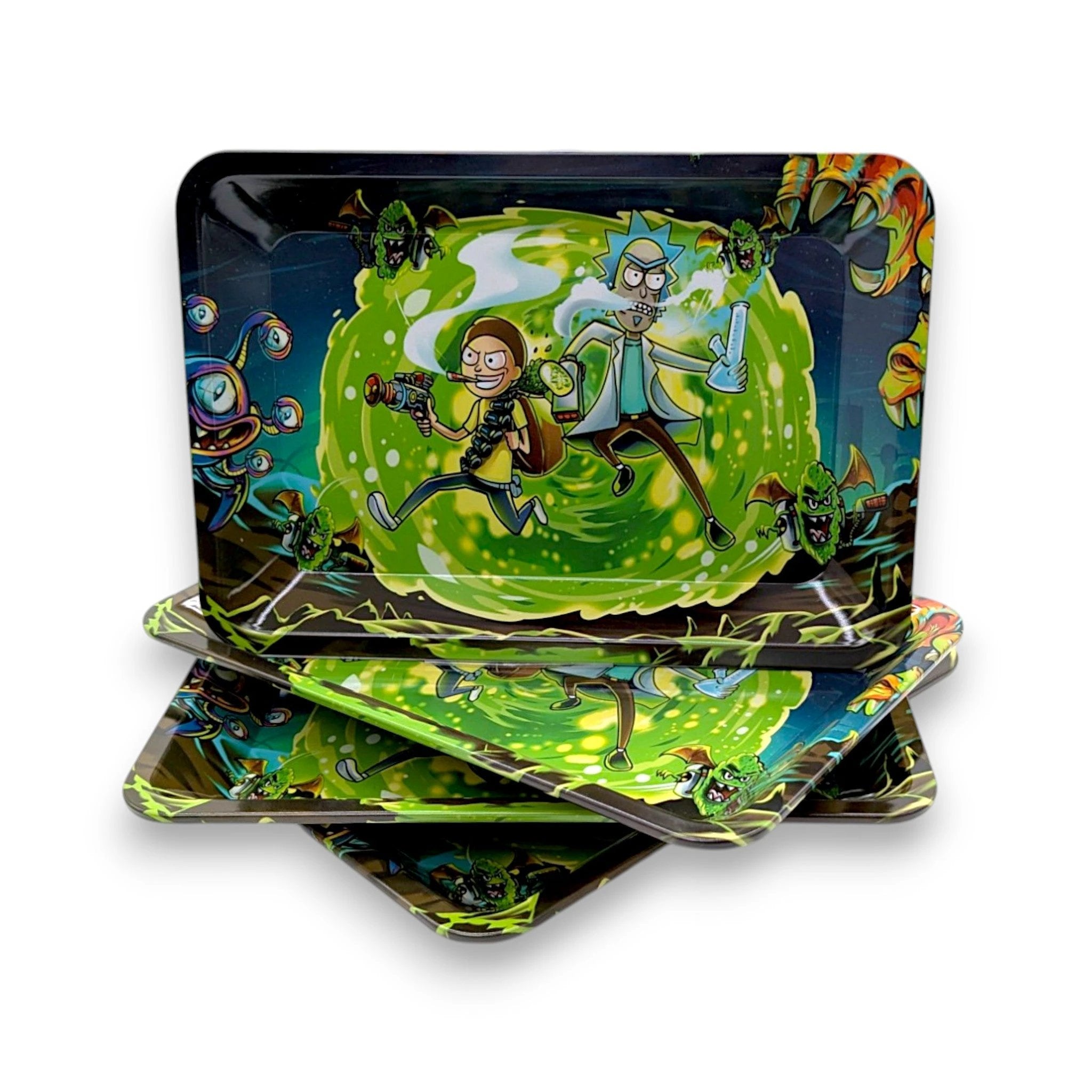 Metalltablett mit Sanches & Smith-Print – Perfekte Bauunterlage / Rolling Tray - Tablett from DieBallerei