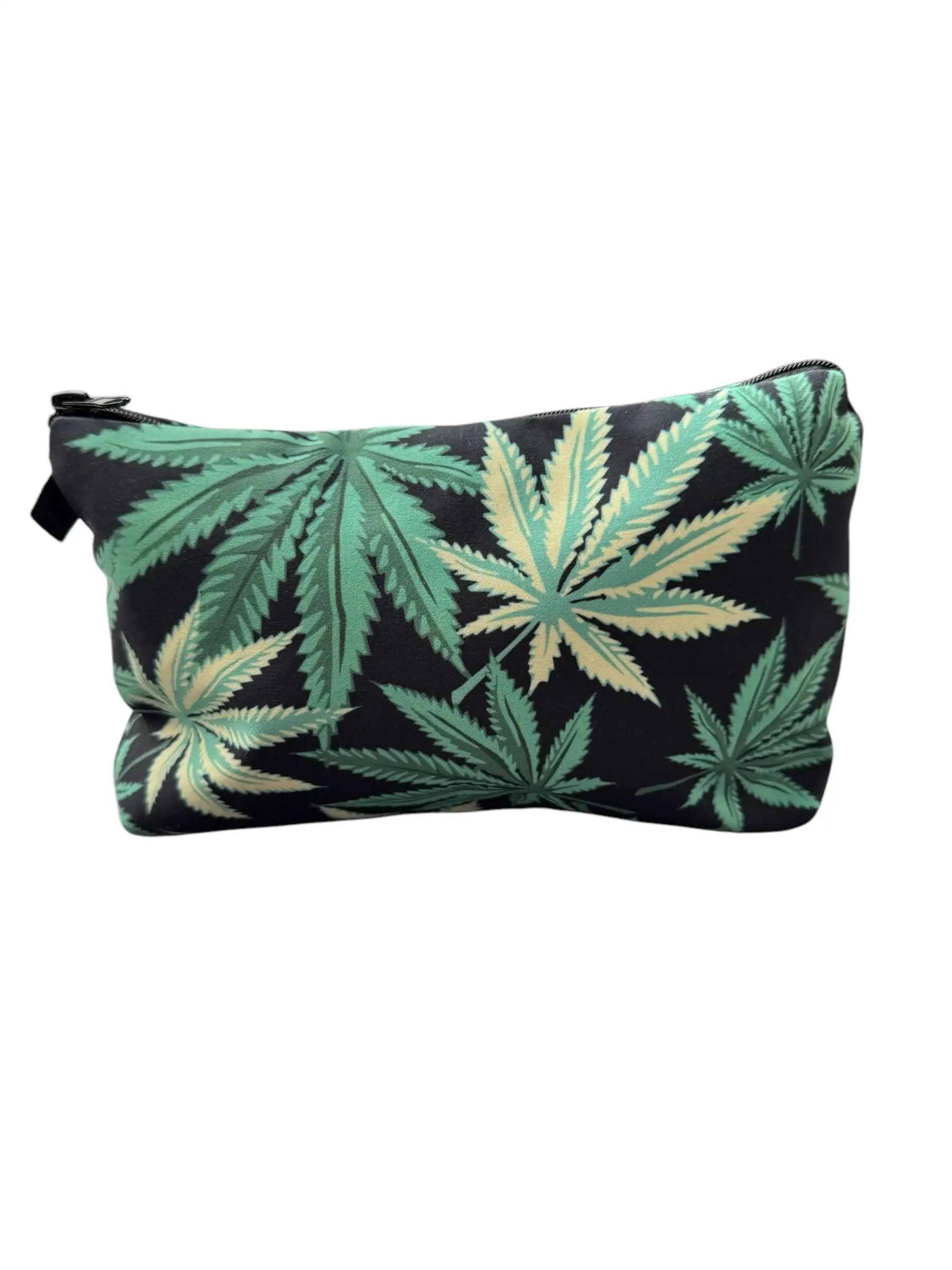 Make-Up Bag mit Hanfblatt-Design – Lässig, praktisch und stylisch -  from DieBallerei