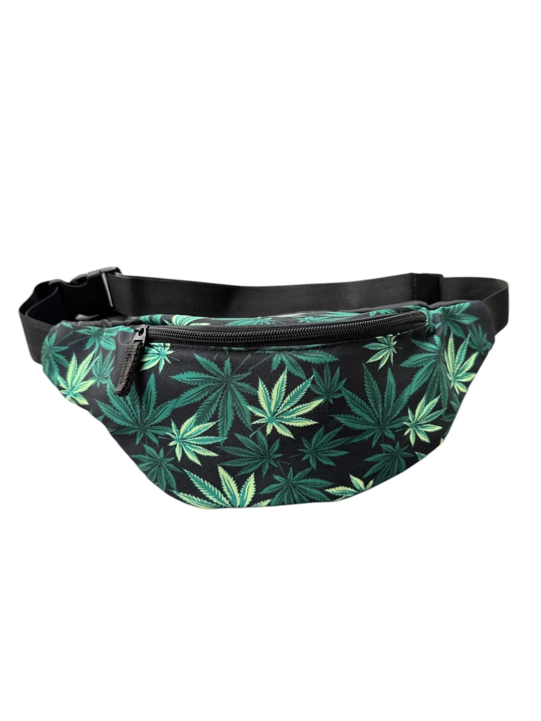 Bauchtasche/Cross-Body Bag mit Hanfblatt-Design – Lässig, praktisch und stylisch -  from DieBallerei