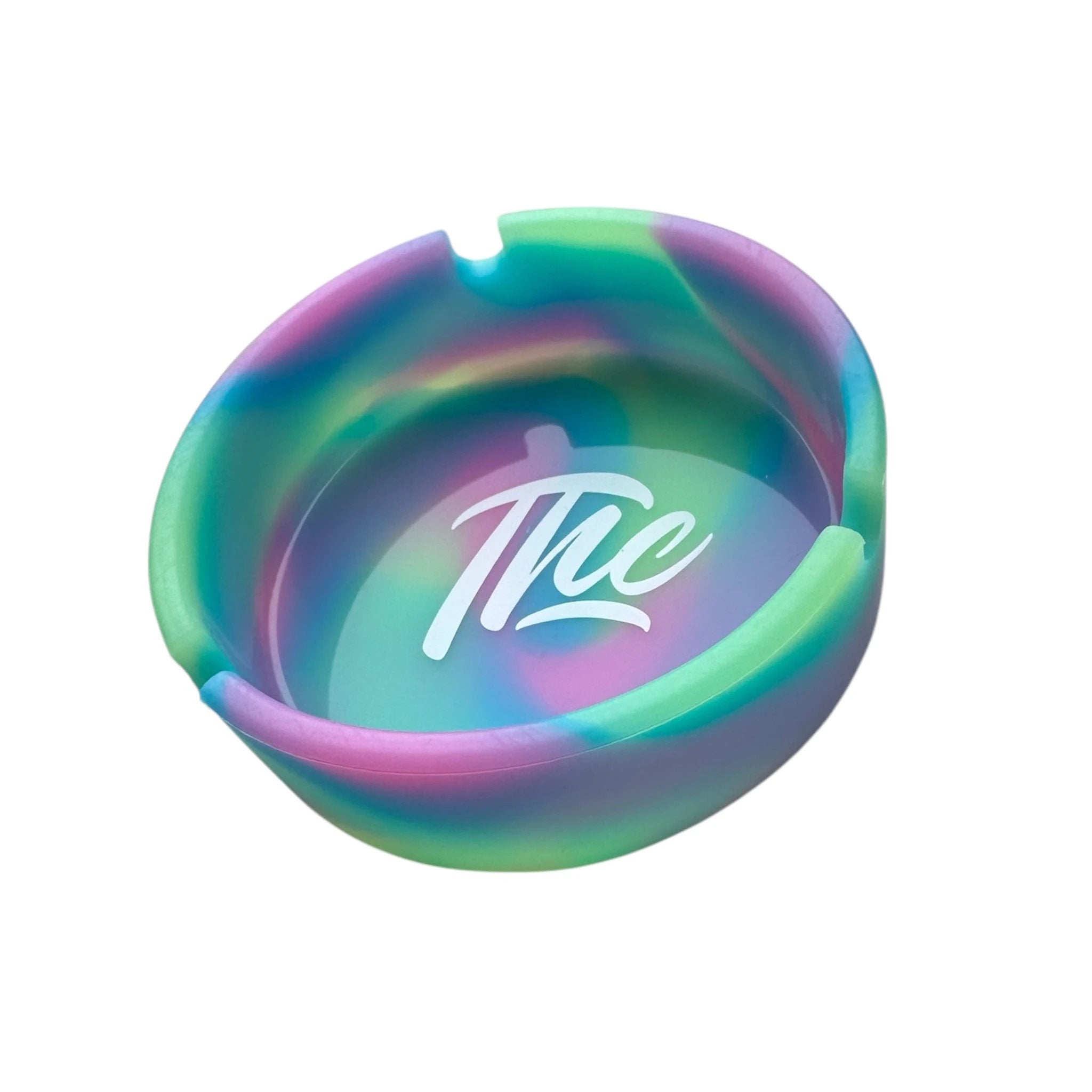 Tom Hemps Berlin THCrew Silicon Ashtray – Rainbow & Purple & Lime -  from DieBallerei