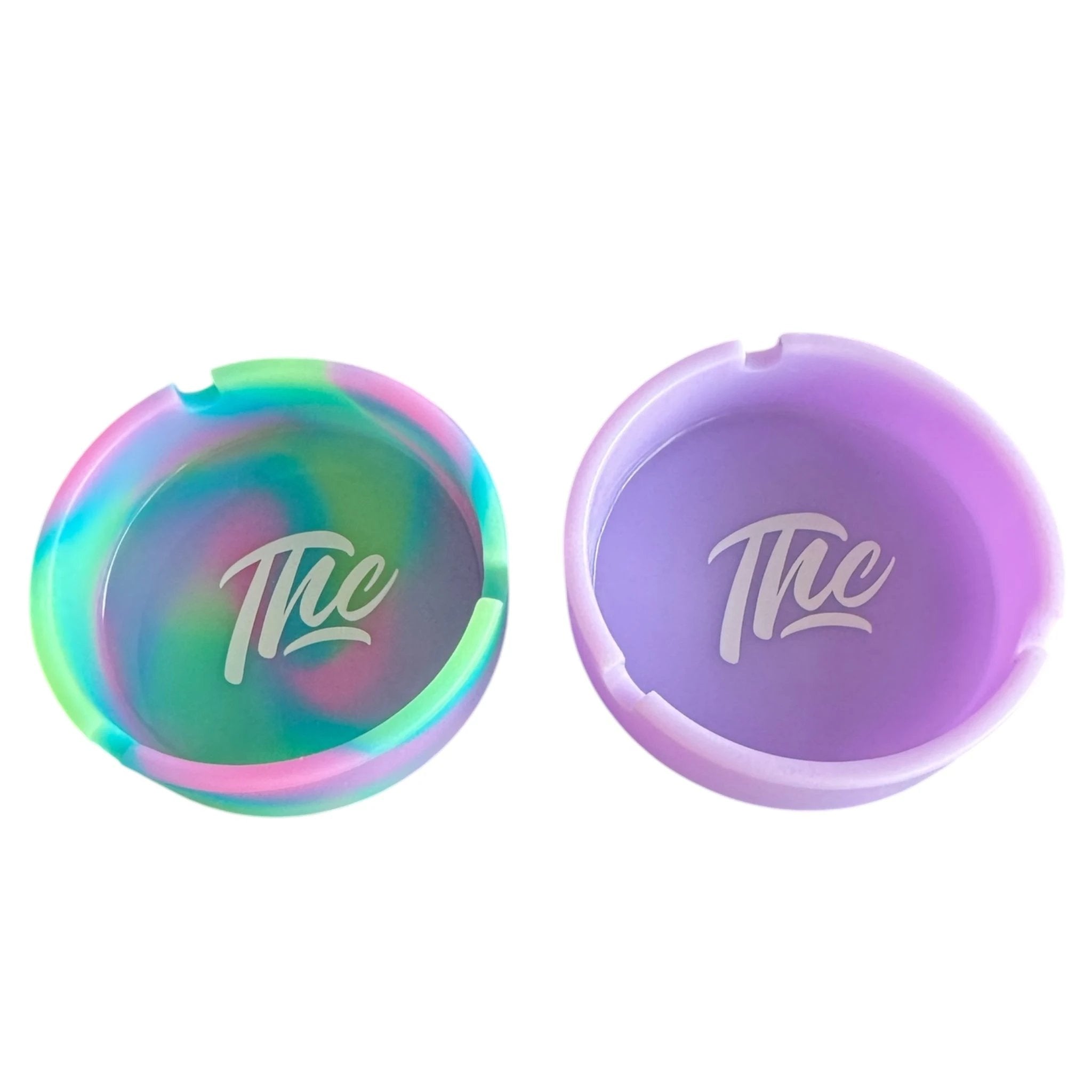 Tom Hemps Berlin THCrew Silicon Ashtray – Rainbow & Purple & Lime -  from DieBallerei