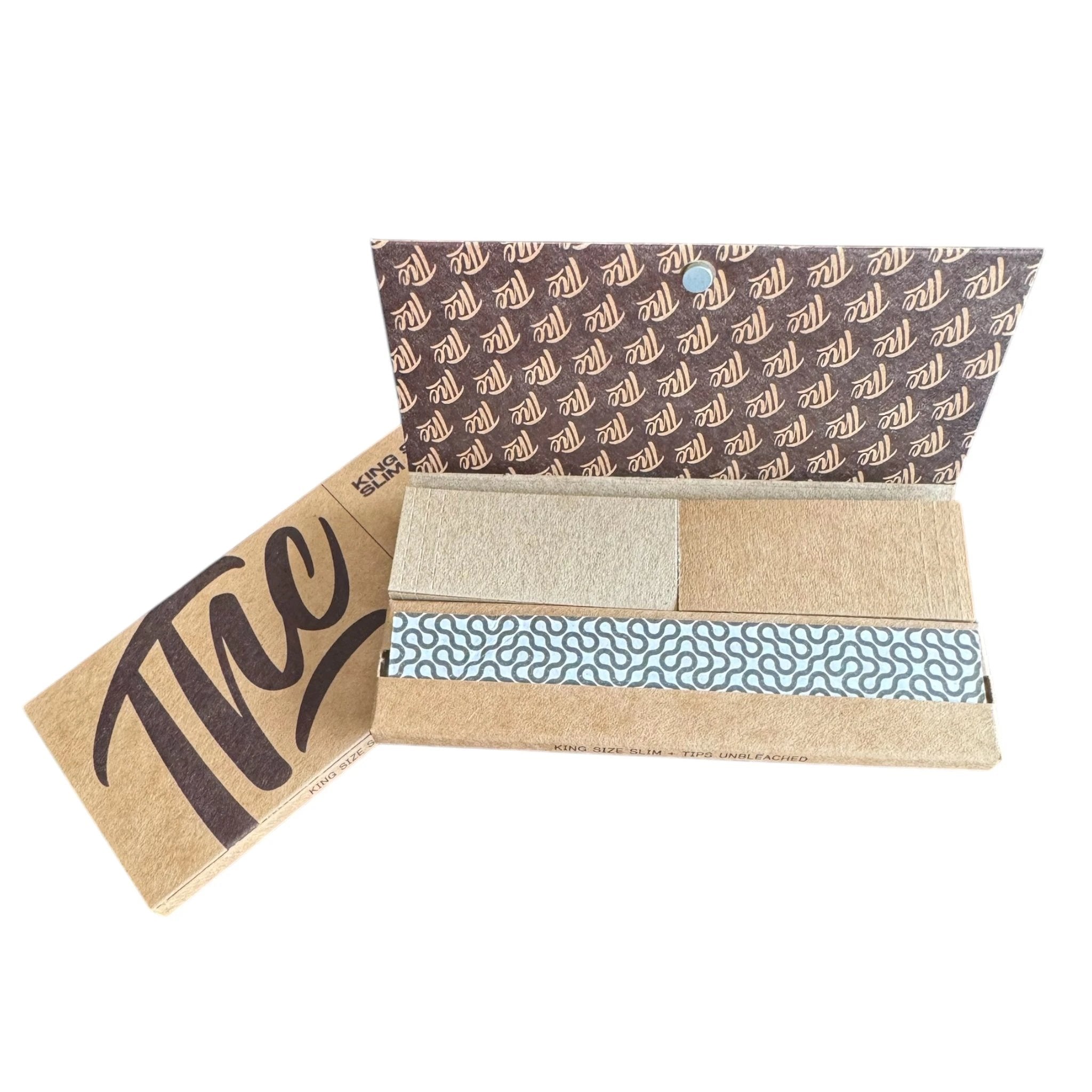 Tom Hemps Berlin KING SIZE SLIM PAPERS MIT TIPS I UNBLEACHED I Magnetic Closure -  from DieBallerei