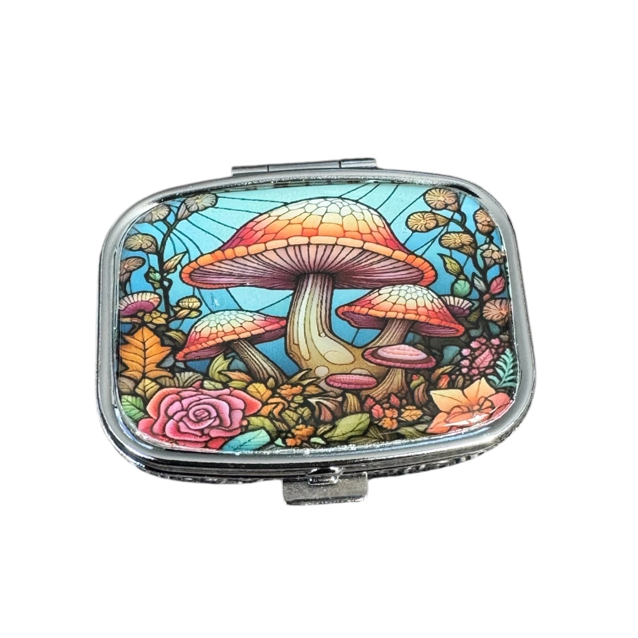 Pillendose „Psychedelic Shroom“ – klein, bunt, praktisch -  from DieBallerei