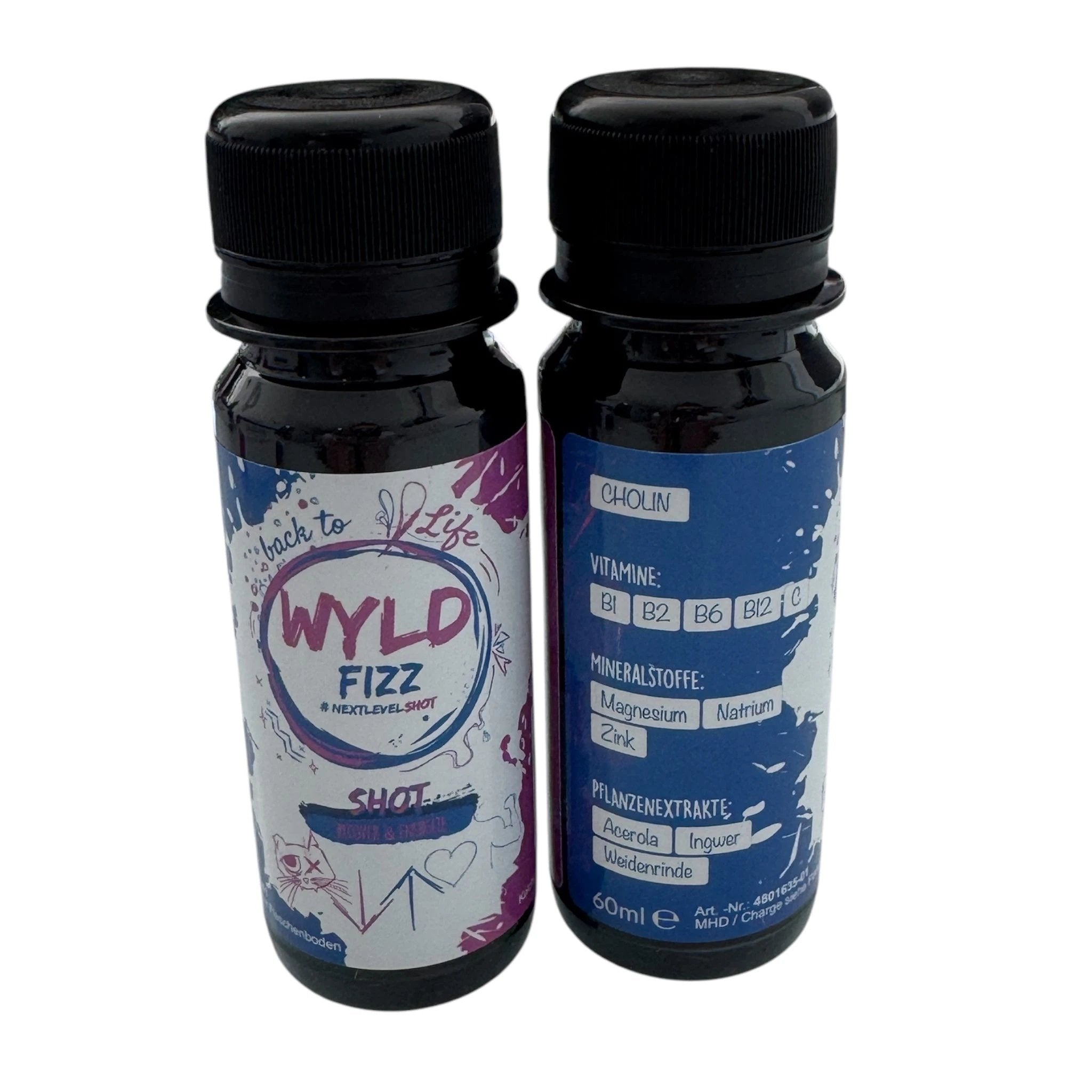 WYLD FIZZ ENERGY – Back to Life Shot (2er-Set) Party Recovery -  from DieBallerei