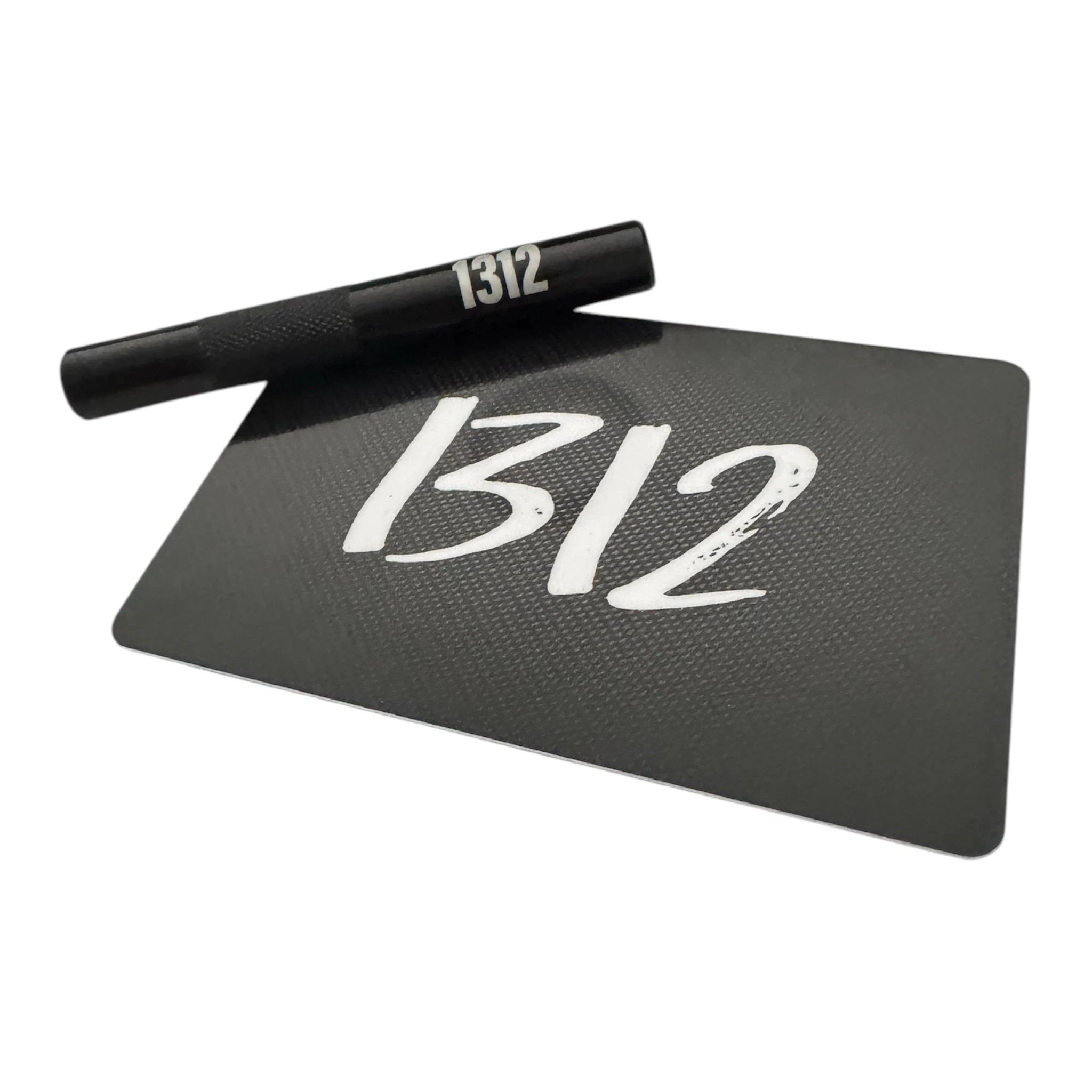 Röhrchen Set "1312" – Hack Karte & Ziehröhrchen in Schwarz -  from DieBallerei