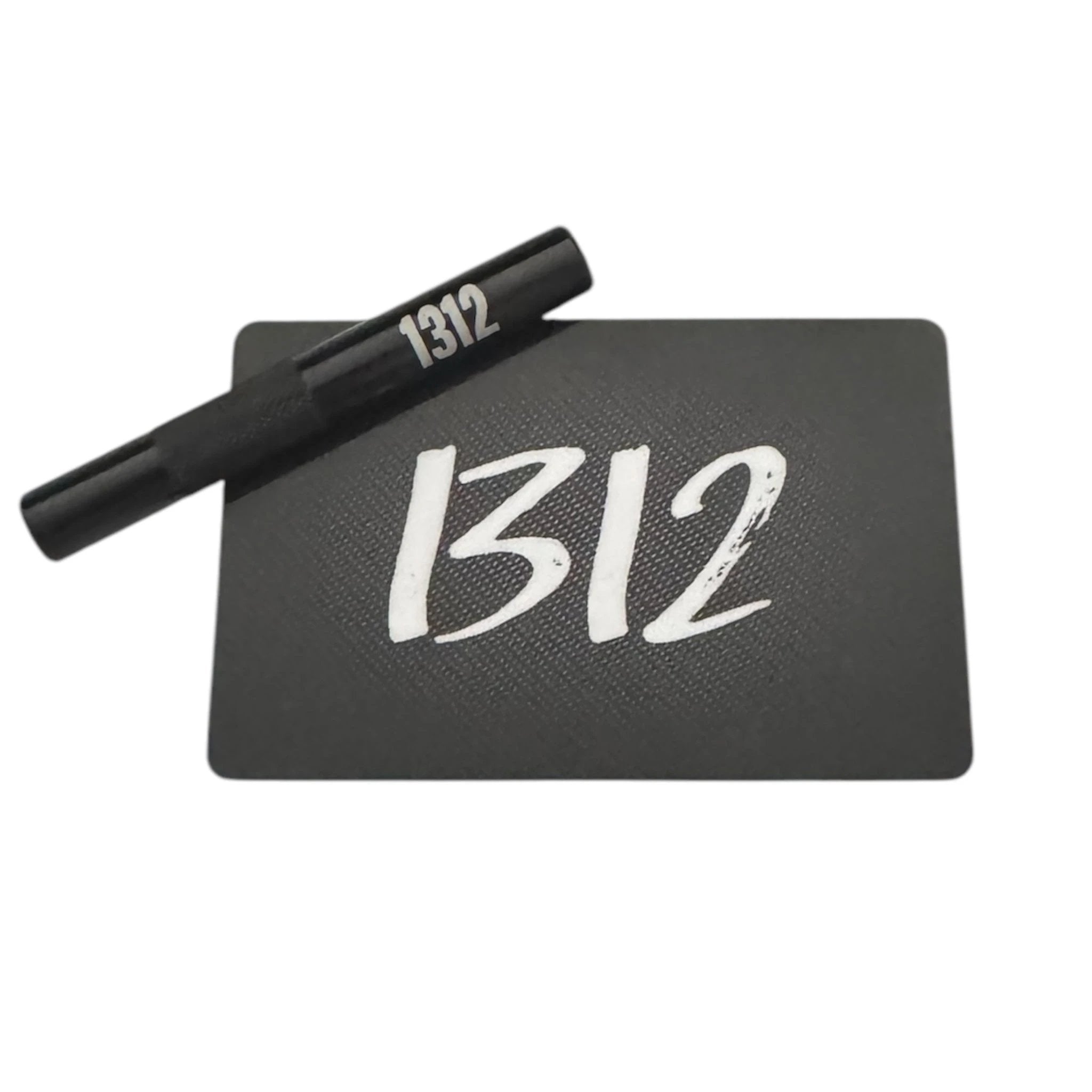 Röhrchen Set "1312" – Hack Karte & Ziehröhrchen in Schwarz -  from DieBallerei