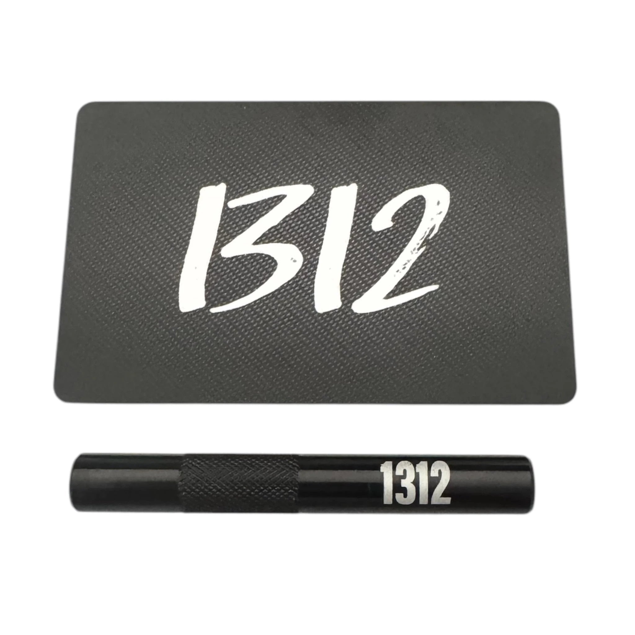 Röhrchen Set "1312" – Hack Karte & Ziehröhrchen in Schwarz -  from DieBallerei