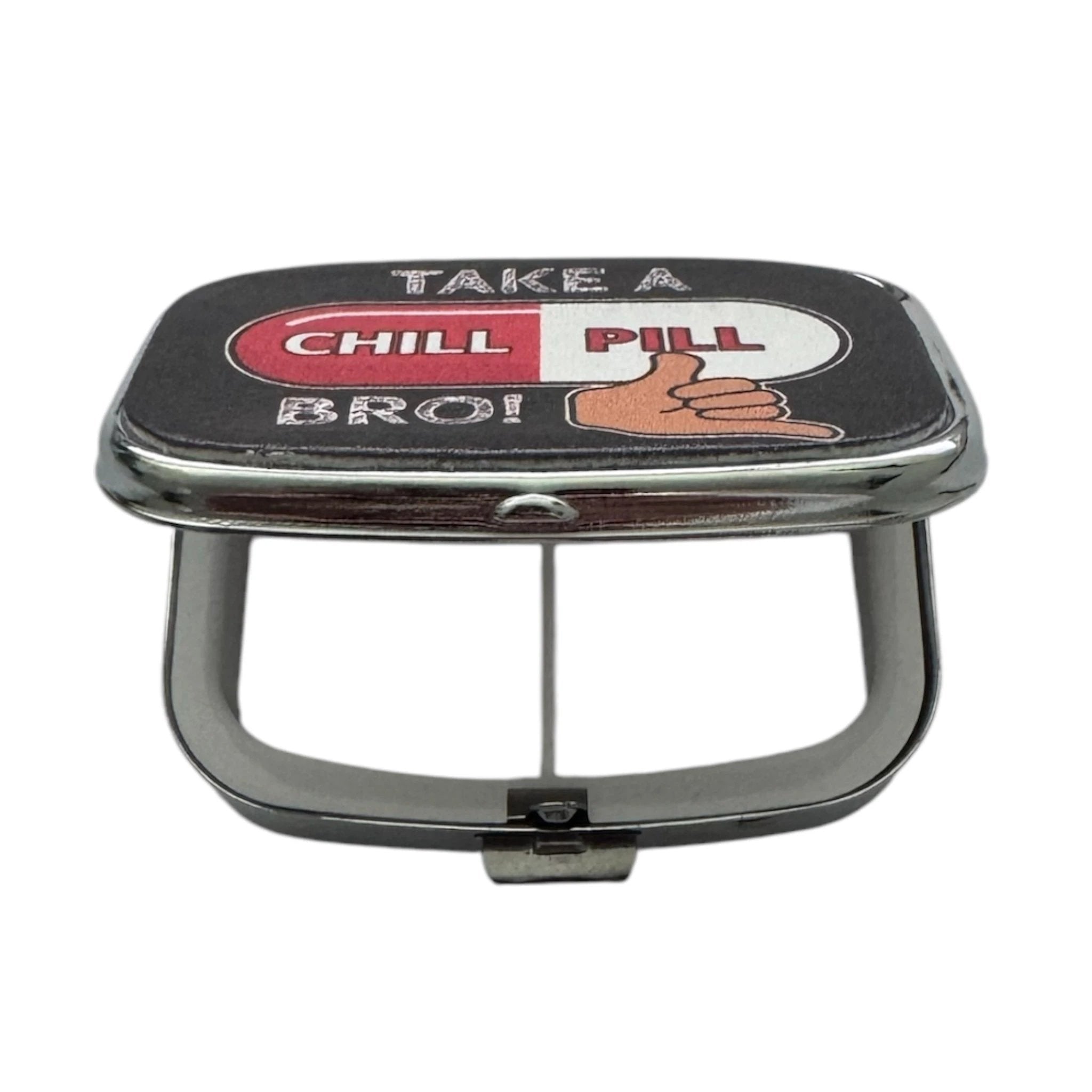 Pillendose „Take a Chill Pill, Bro!“ – kompakt, cool, klar verteilt -  from DieBallerei