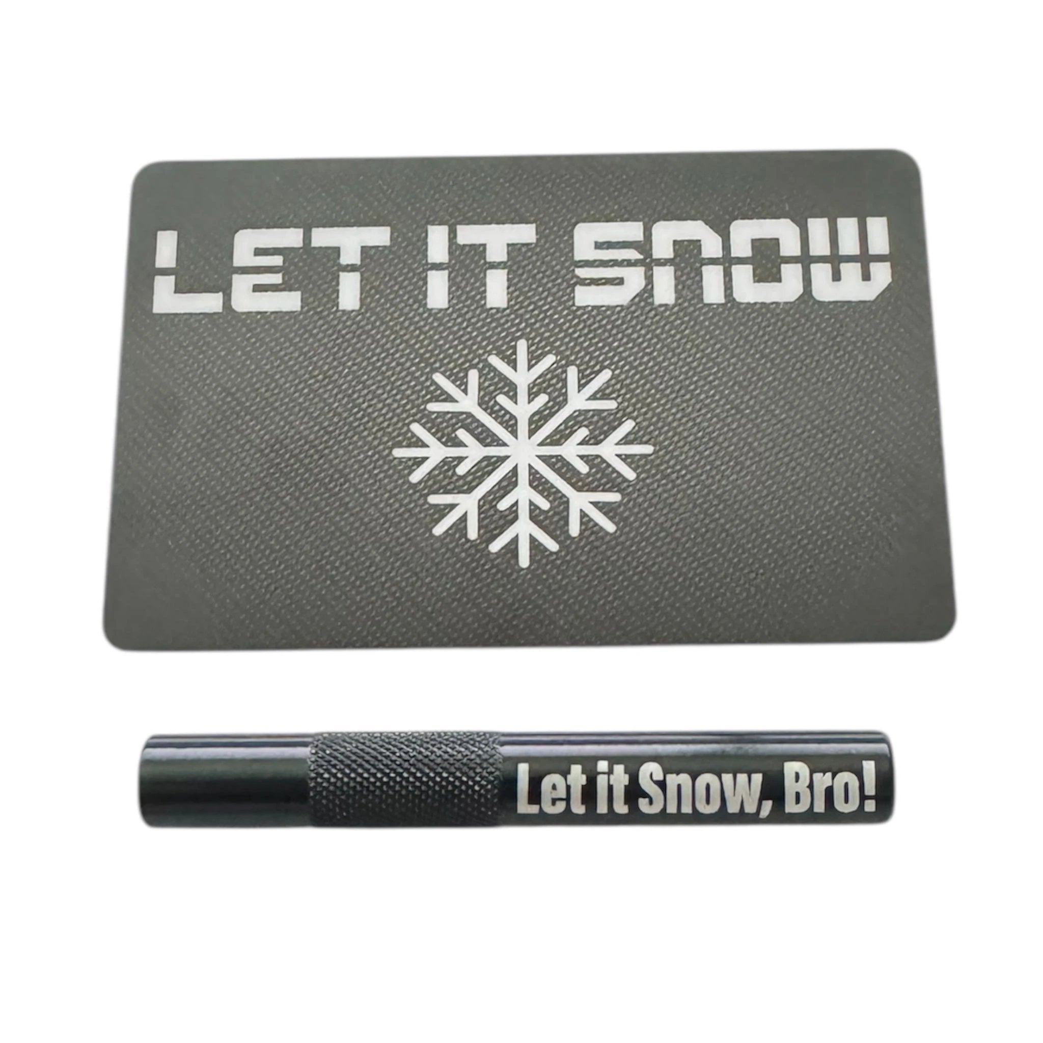 Röhrchen-Set „Let it Snow - Bro!" – Stilvolles Design & Hochwertige Verarbeitung -  from DieBallerei