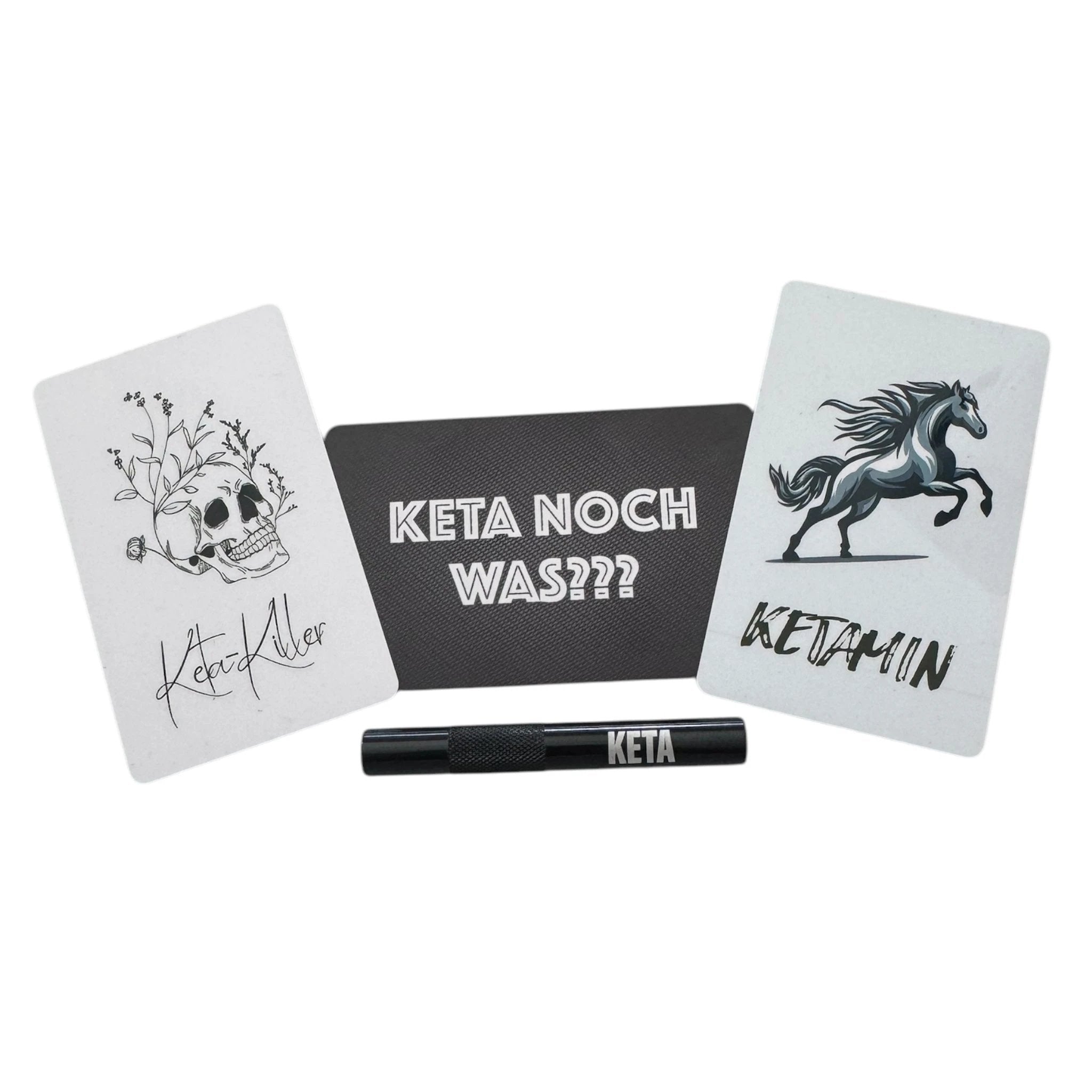 Keta-Komplettset – 3 Karten & 1 Röhrchen für echte Pferdemenschen -  from DieBallerei