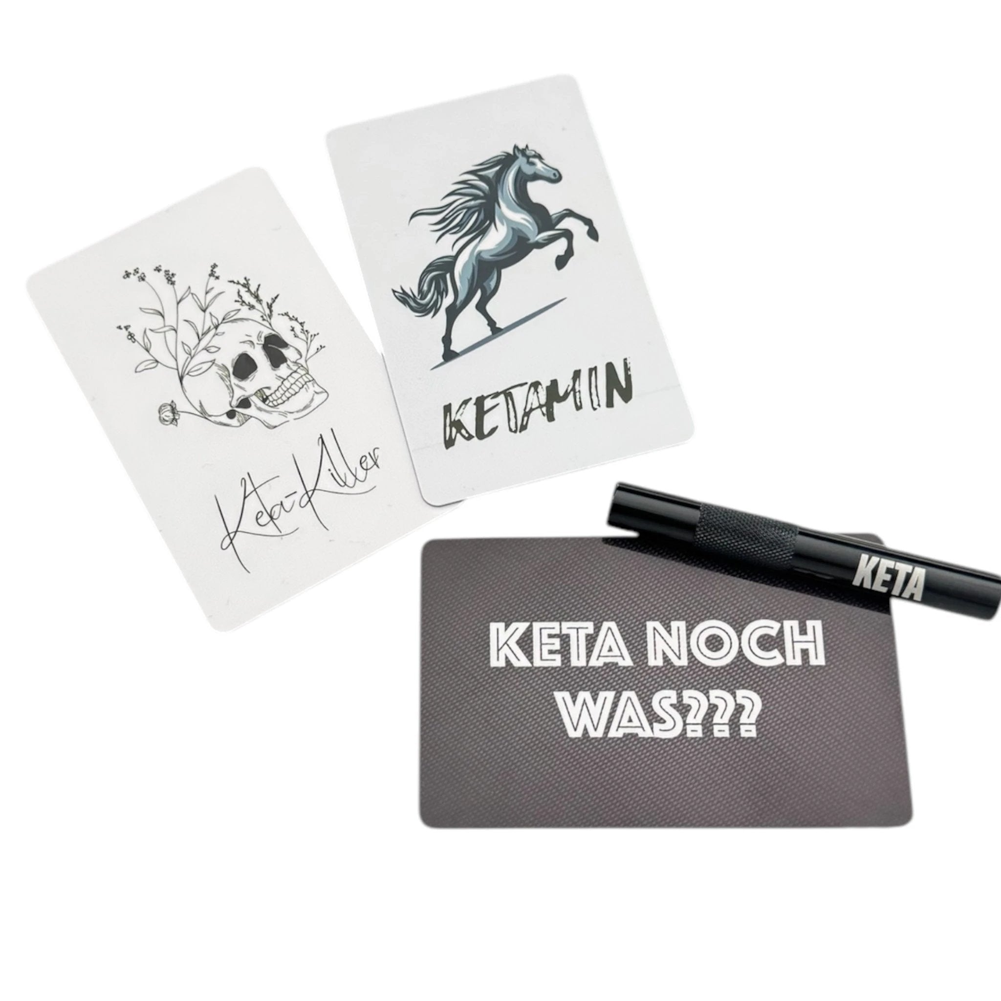 Keta-Komplettset – 3 Karten & 1 Röhrchen für echte Pferdemenschen -  from DieBallerei