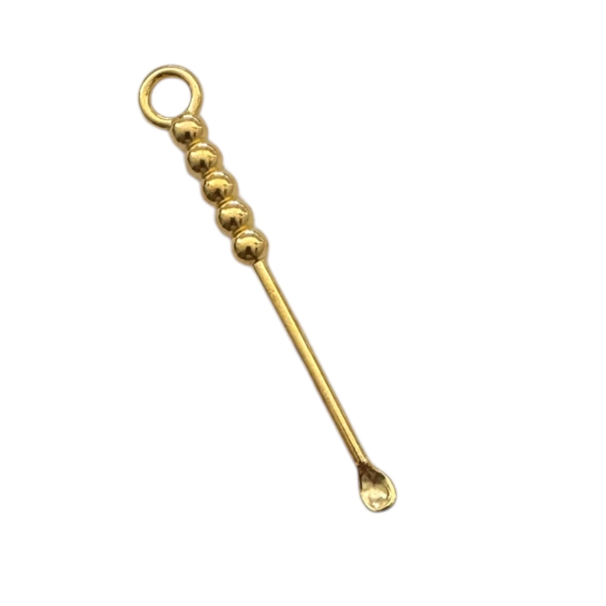 Dosierlöffel „Gold Nugget“ Kugel-Design – edel, präzise, immer griffbereit -  from DieBallerei