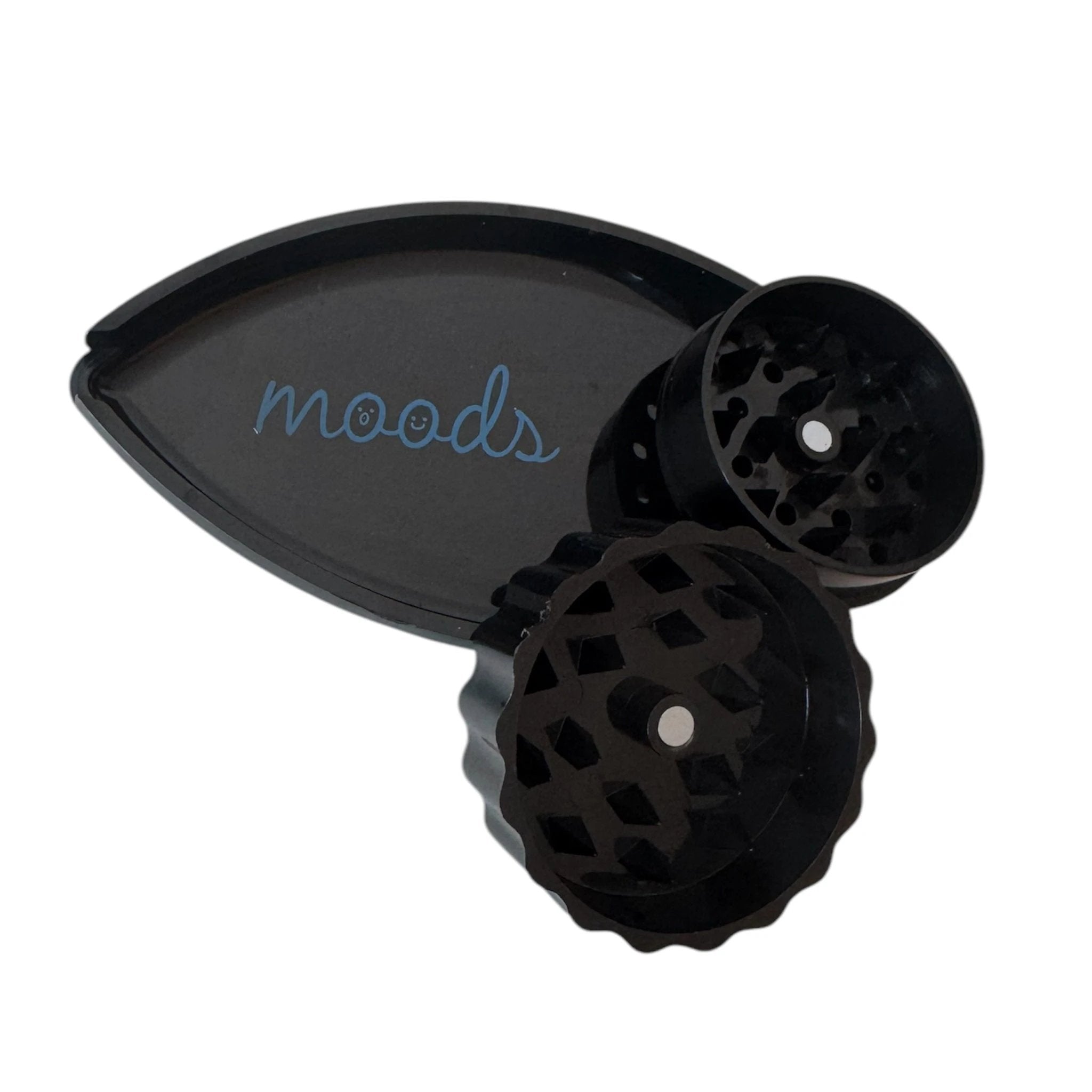 Grinder „Moods“ mit Tablett – mahlen, sammeln, befüllen in einem - Grinder from DieBallerei