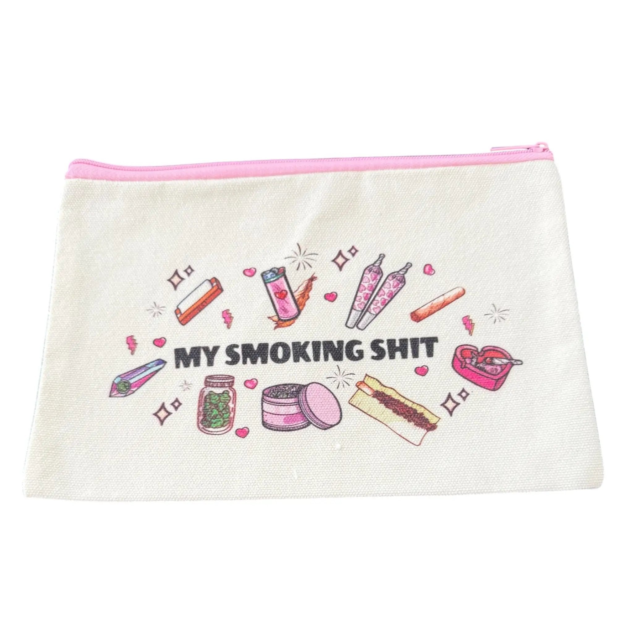 Tasche/Make-Up Bag „My Smoking Shit“ – bunt, frech & ready to stash -  from DieBallerei