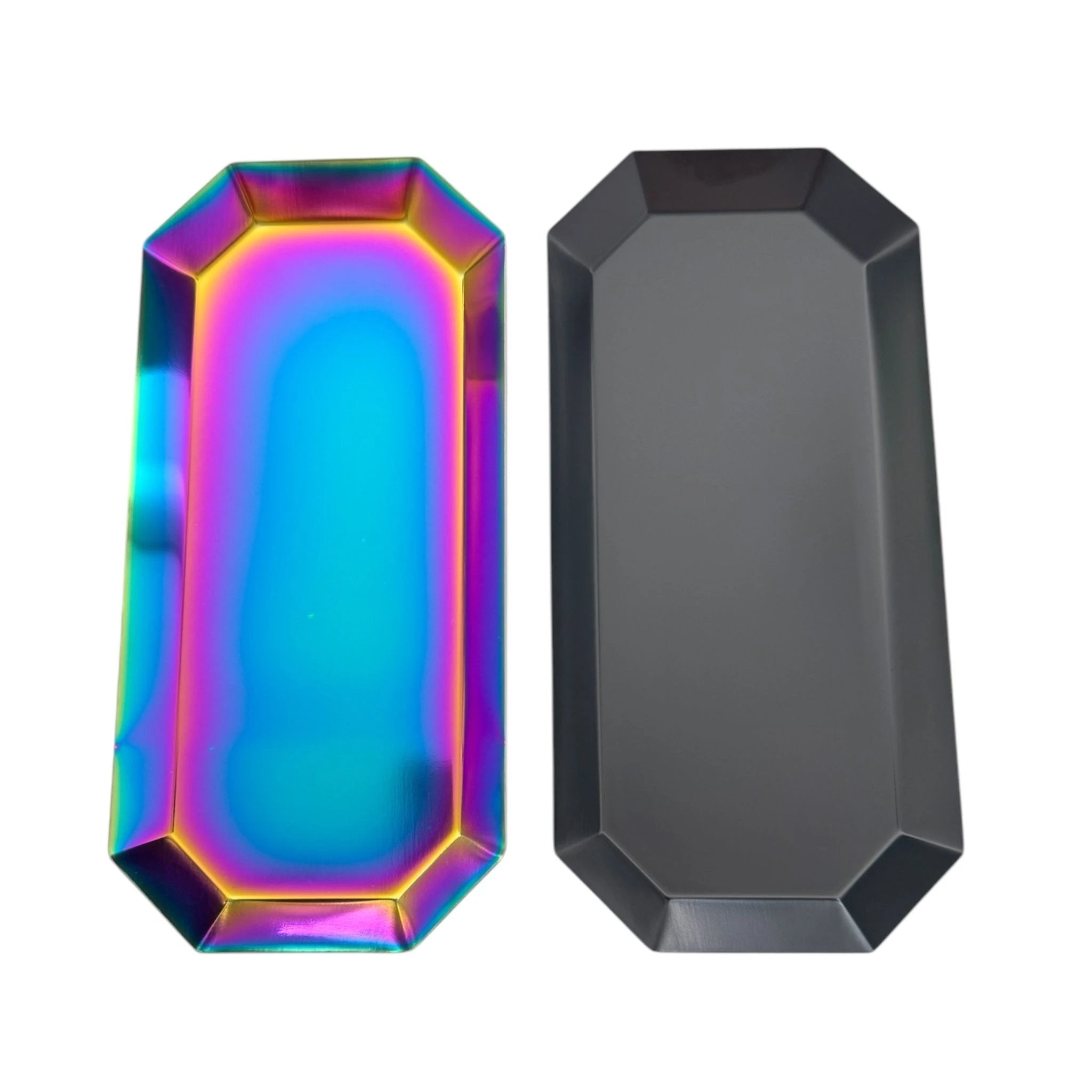 Metallbauunterlage/Ziehunterlage Brettchen „Edge“ – in Schwarz oder Rainbow -  from DieBallerei