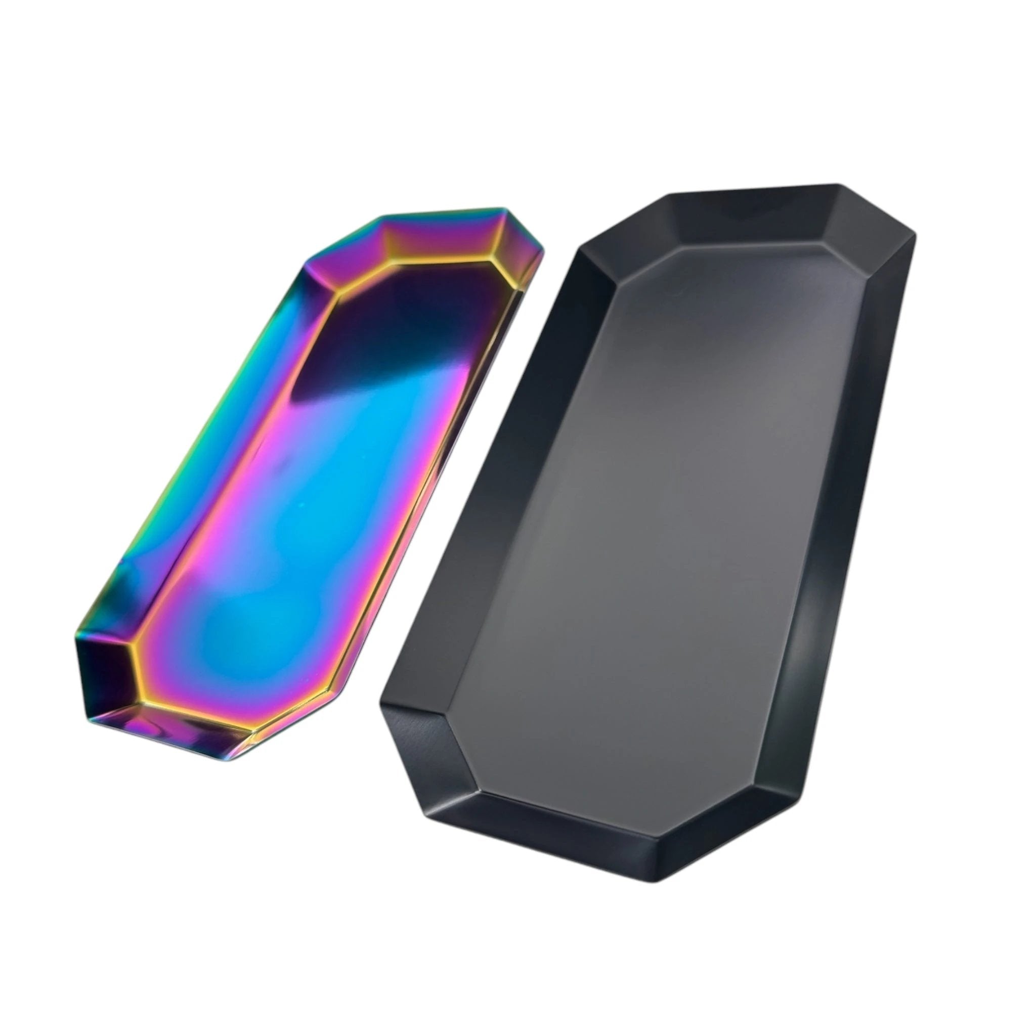 Metallbauunterlage/Ziehunterlage Brettchen „Edge“ – in Schwarz oder Rainbow -  from DieBallerei