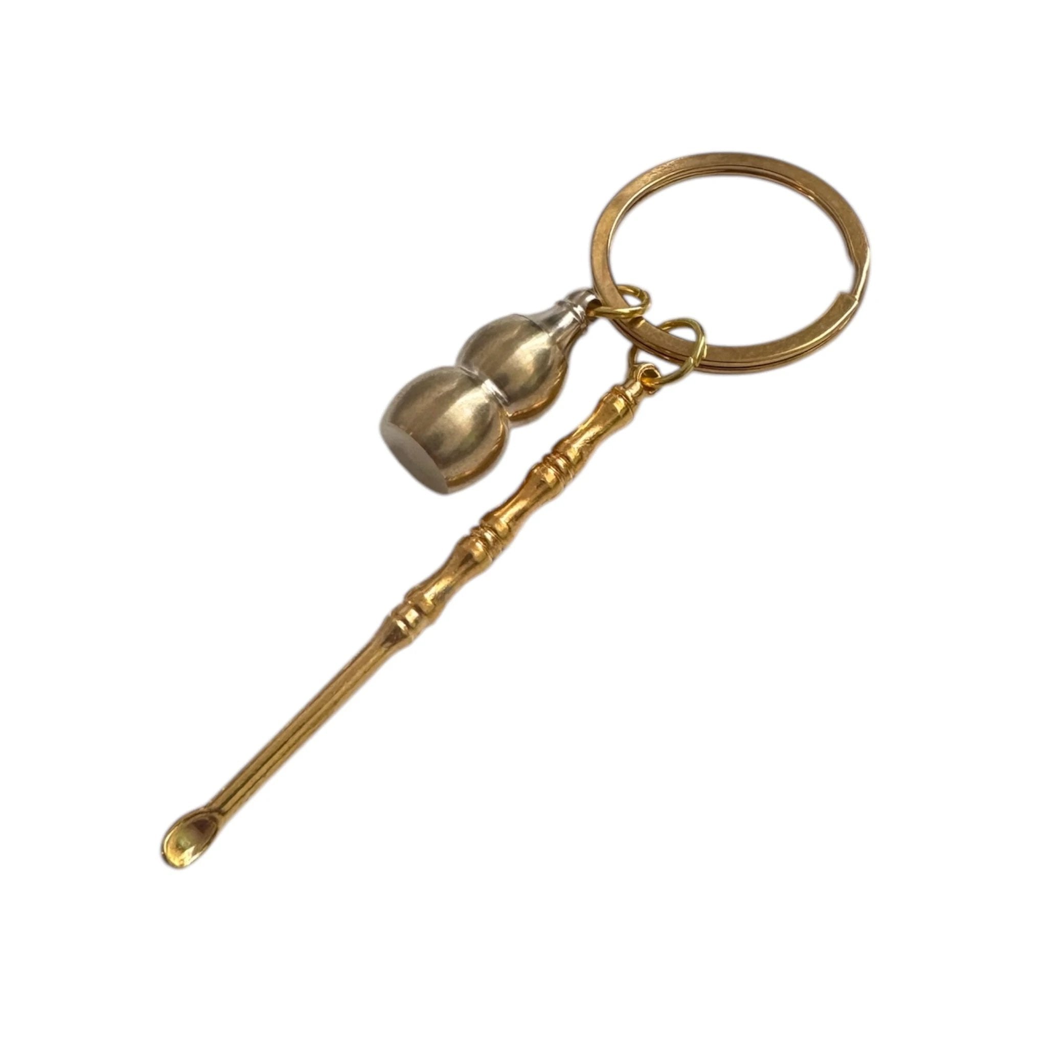 Goldener Mini-Löffel (Schlüssel-)Anhänger mit Geheimfach – Eleganz trifft Funktion -  from DieBallerei