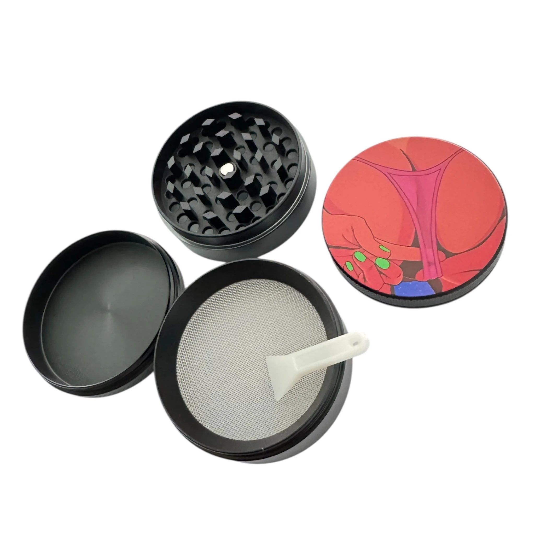 Pop That! – 4-teiliger Grinder im frechen Pop-Art-Design (50 mm) - Grinder from DieBallerei