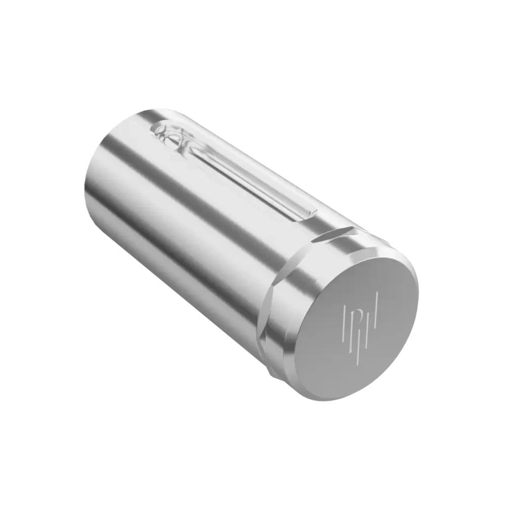 PowderVault Pulver-Dosierer – Präzision und Stil in Einem! Chrome / Silber - Grinder from DieBallerei