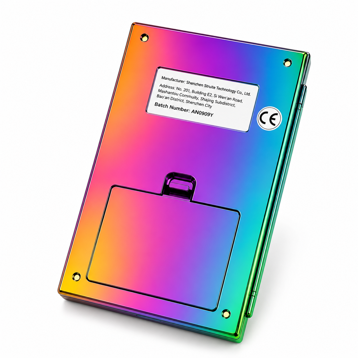 ✨ Präzisions-Taschenwaage 200 g / 0,01 g – Rainbow Edition Präzision trifft auf elegantes Design 🖤✨