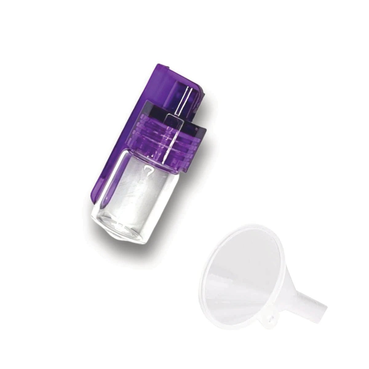 Praktischer Dosierer mit klappbarem Löffel & Trichter – Lila -  from DieBallerei