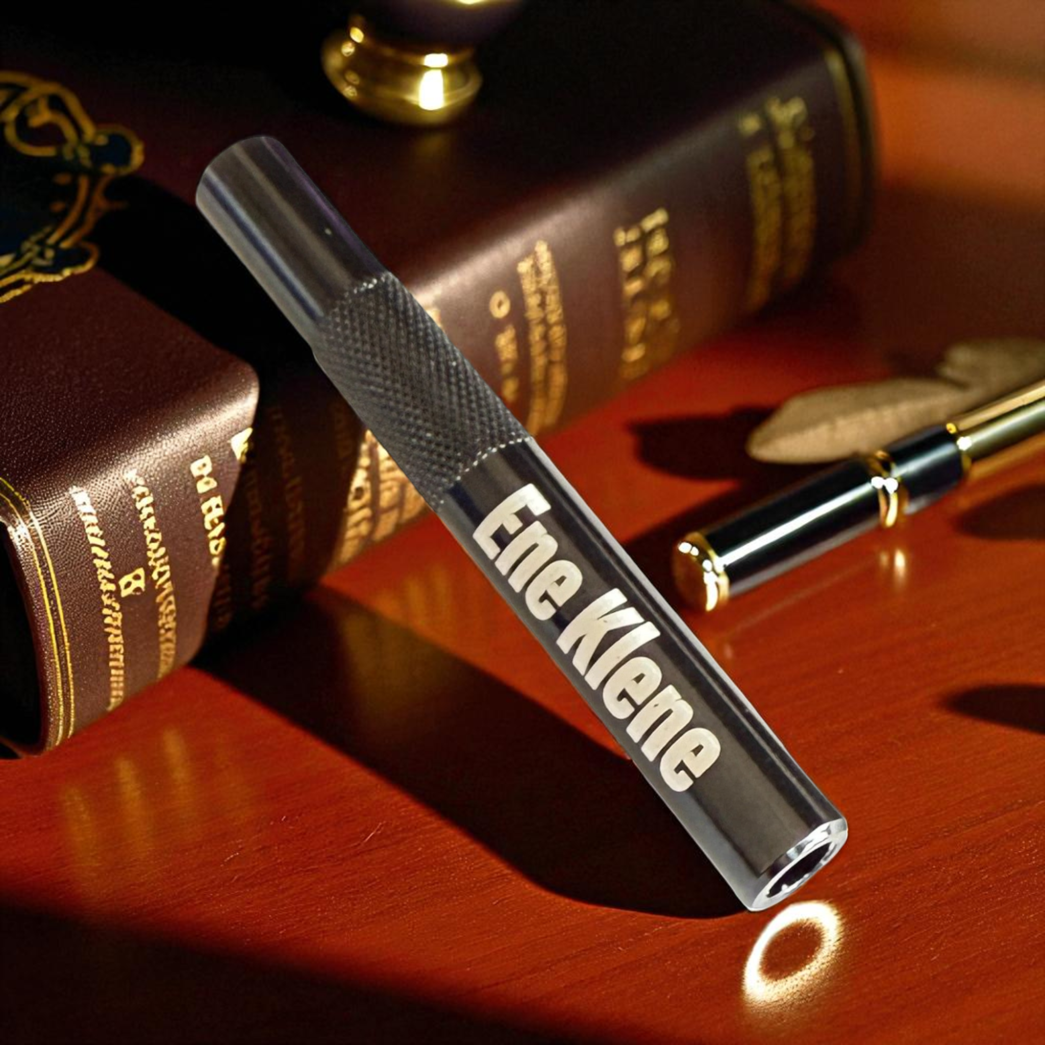 Röhrchen-Set „Ene Klene“ – Alu-Röhrchen mit Gravur & Hack-Karte