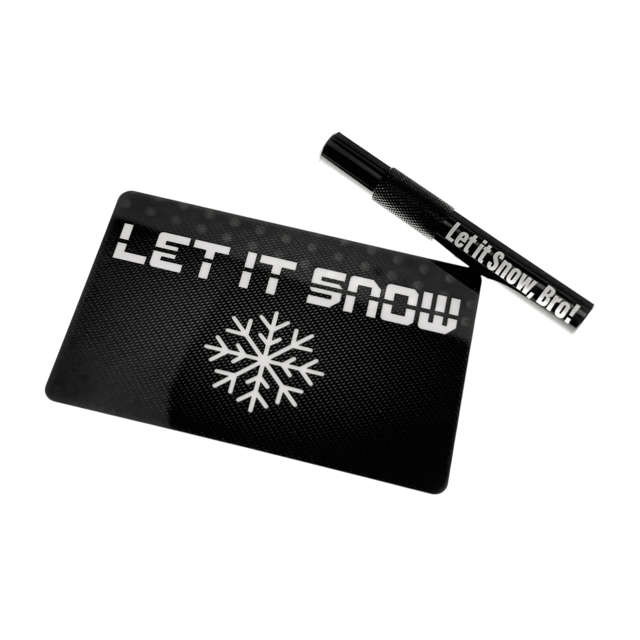 Röhrchen-Set „Let it Snow - Bro!" – Stilvolles Design & Hochwertige Verarbeitung -  from DieBallerei