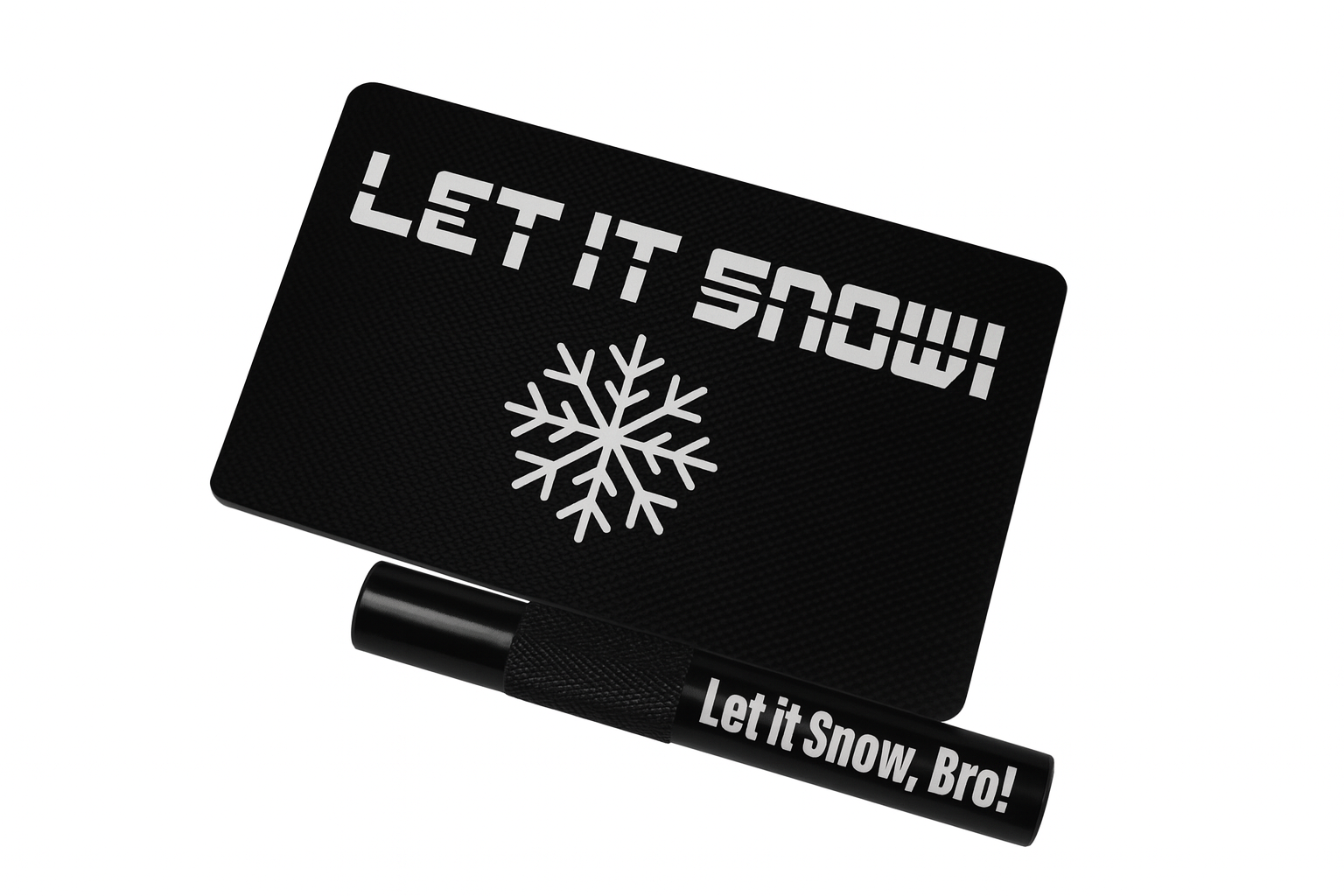 Röhrchen-Set „Let it Snow - Bro! – Stilvolles Design & Hochwertige Verarbeitung