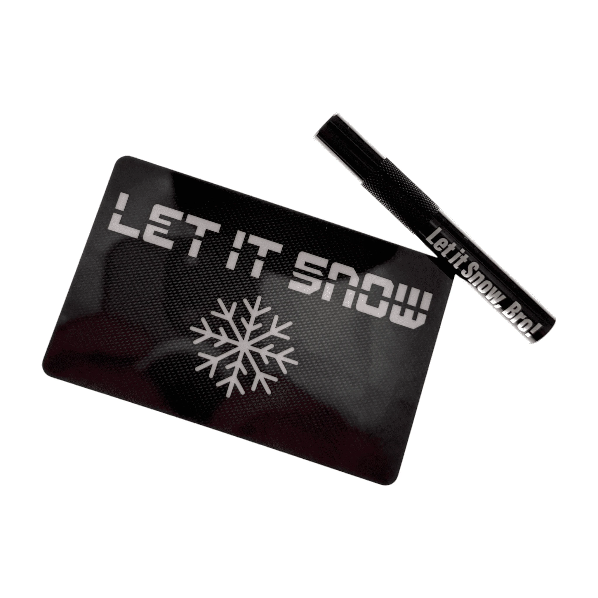 Röhrchen-Set „Let it Snow - Bro!" – Stilvolles Design & Hochwertige Verarbeitung -  from DieBallerei