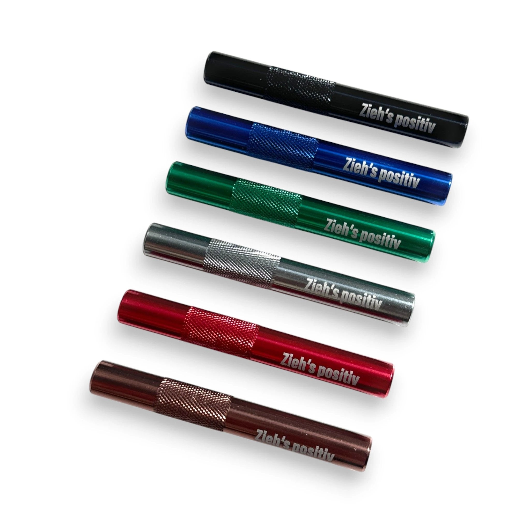 „Zieh’s Positiv“ Aluminium-Röhrchen – Stylisch & Funktional in 7 Farben -  from DieBallerei