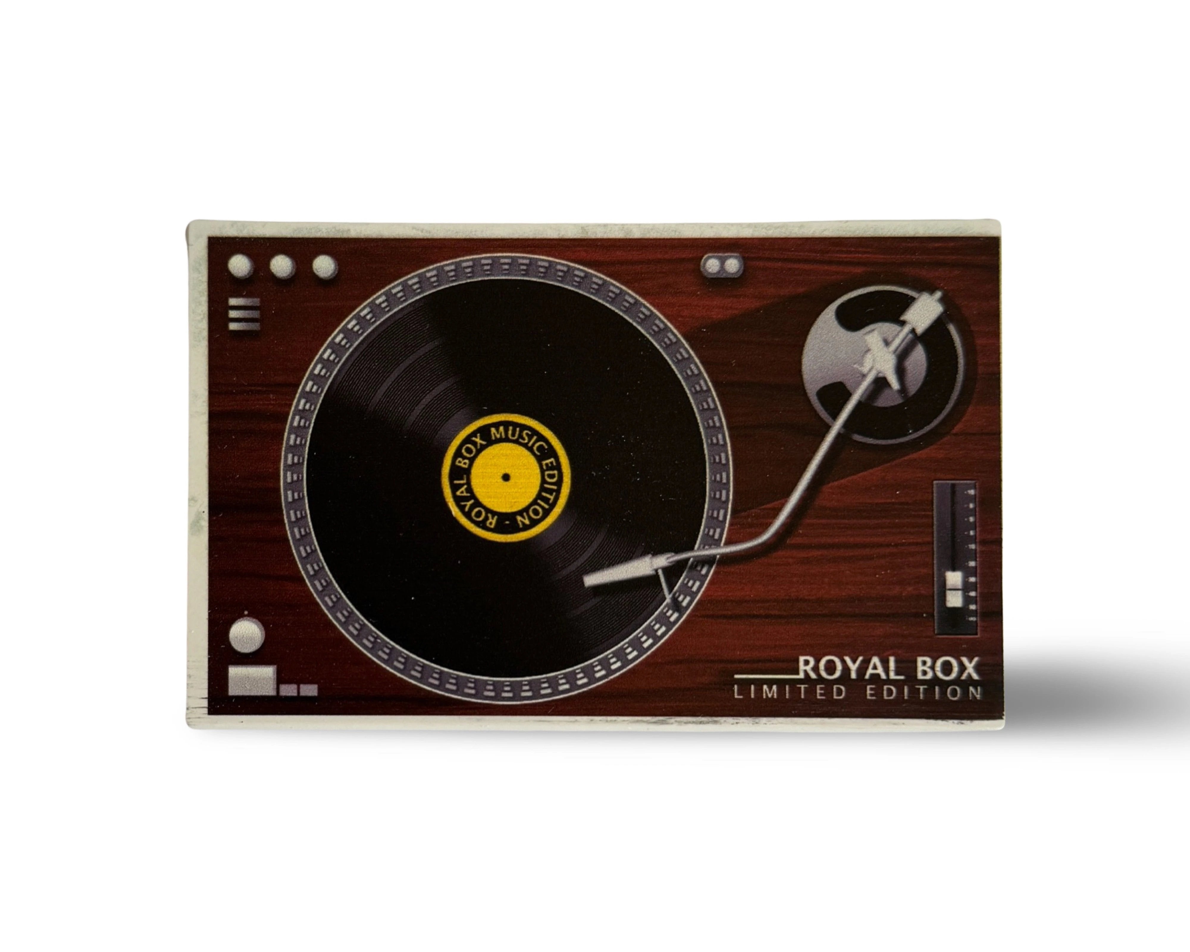 Royal Box "Plattenspieler Weiß" – Stilvolles Retro-Design & Funktionalität -  from DieBallerei