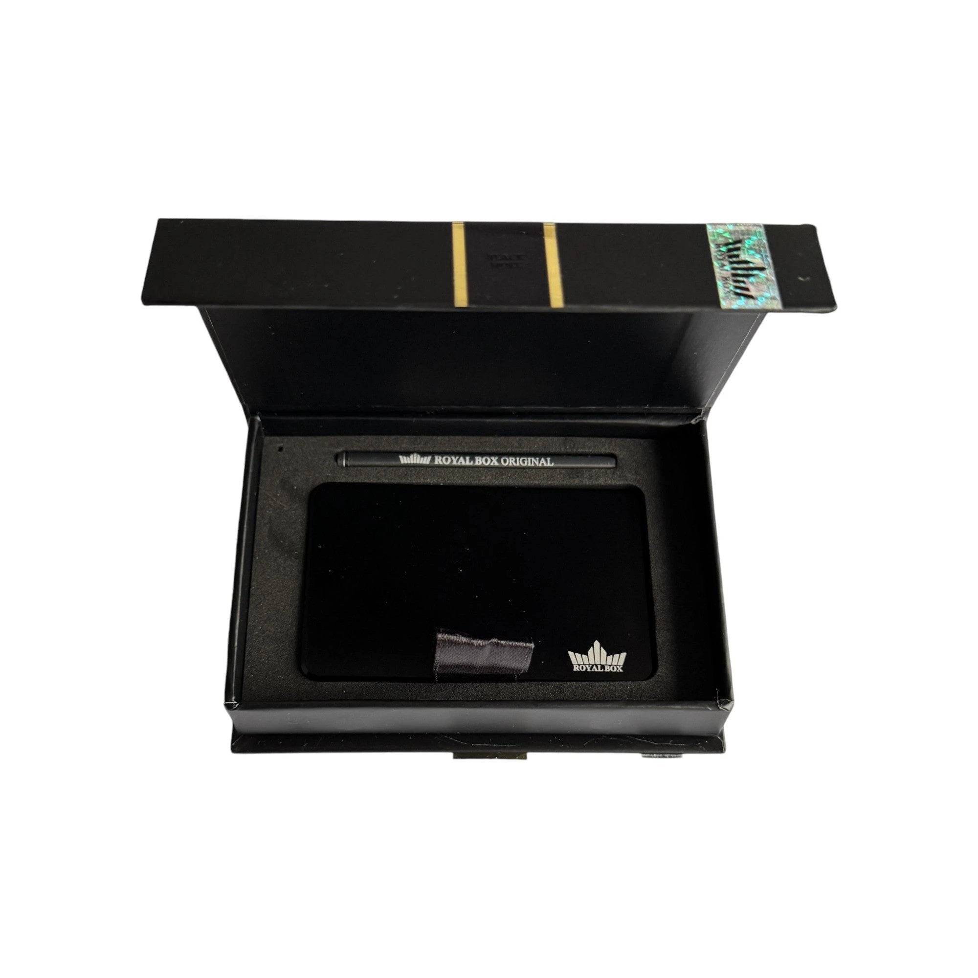 Royal Box BLACK Honeycomb Golf – SPEZIAL EDITION mit integriertem Röhrchen für unterwegs -  from DieBallerei