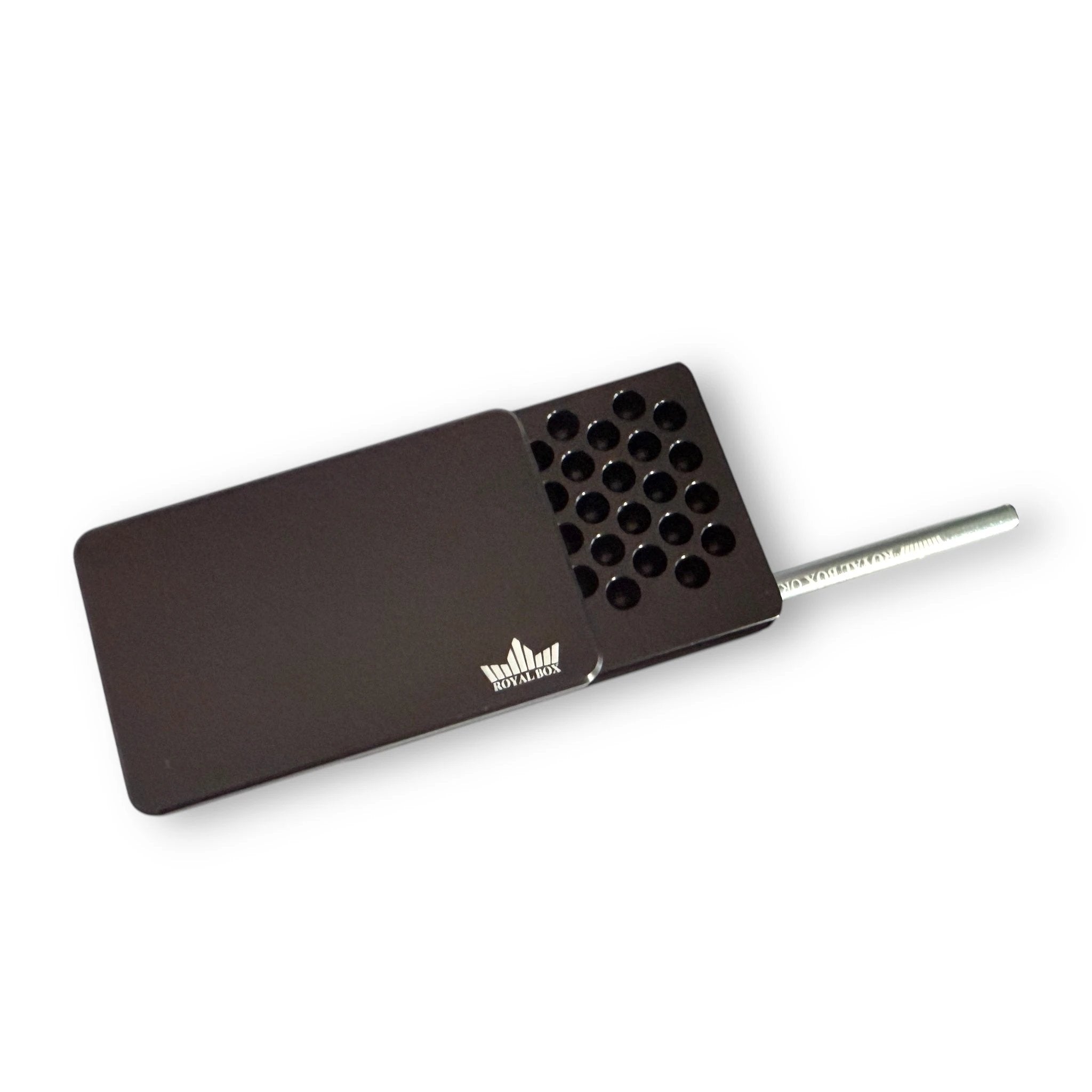 Royal Box BLACK Honeycomb Golf – SPEZIAL EDITION mit integriertem Röhrchen für unterwegs -  from DieBallerei