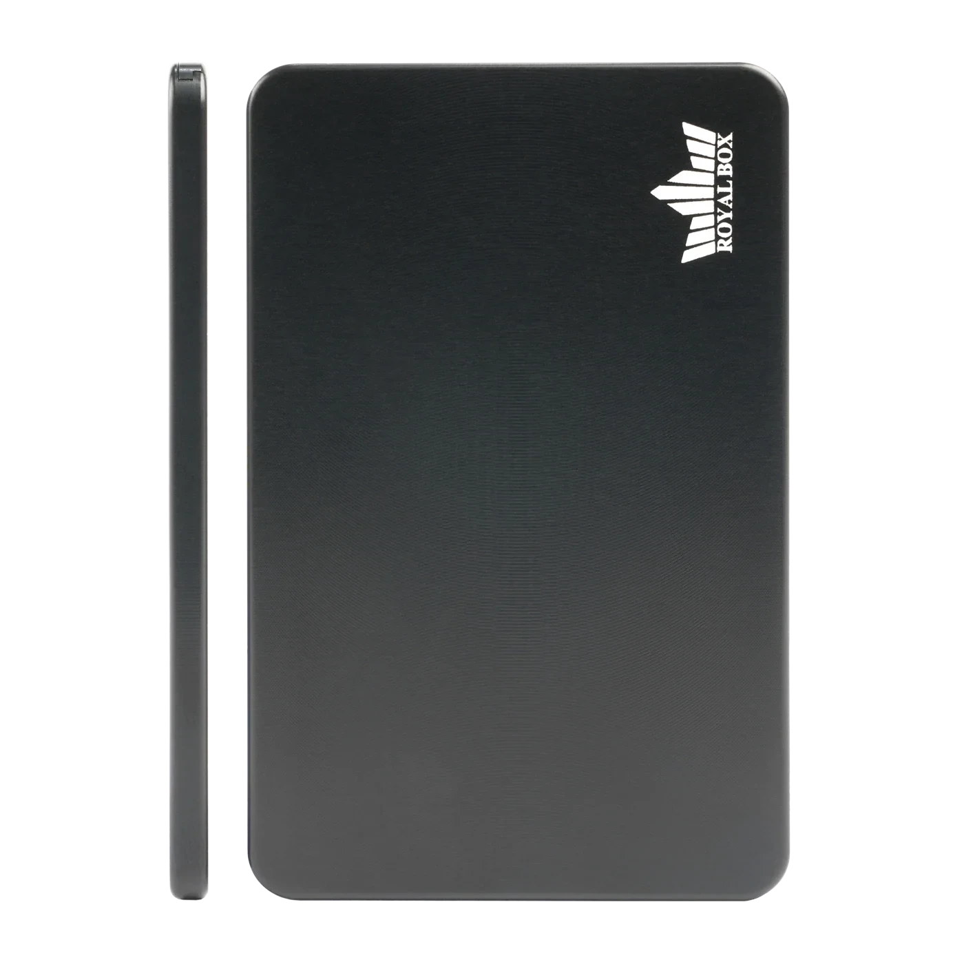 Royal Box S-Line Slim – Black Turbo | Ultraflache Aufbewahrungsbox in edlem Schwarz -  from DieBallerei