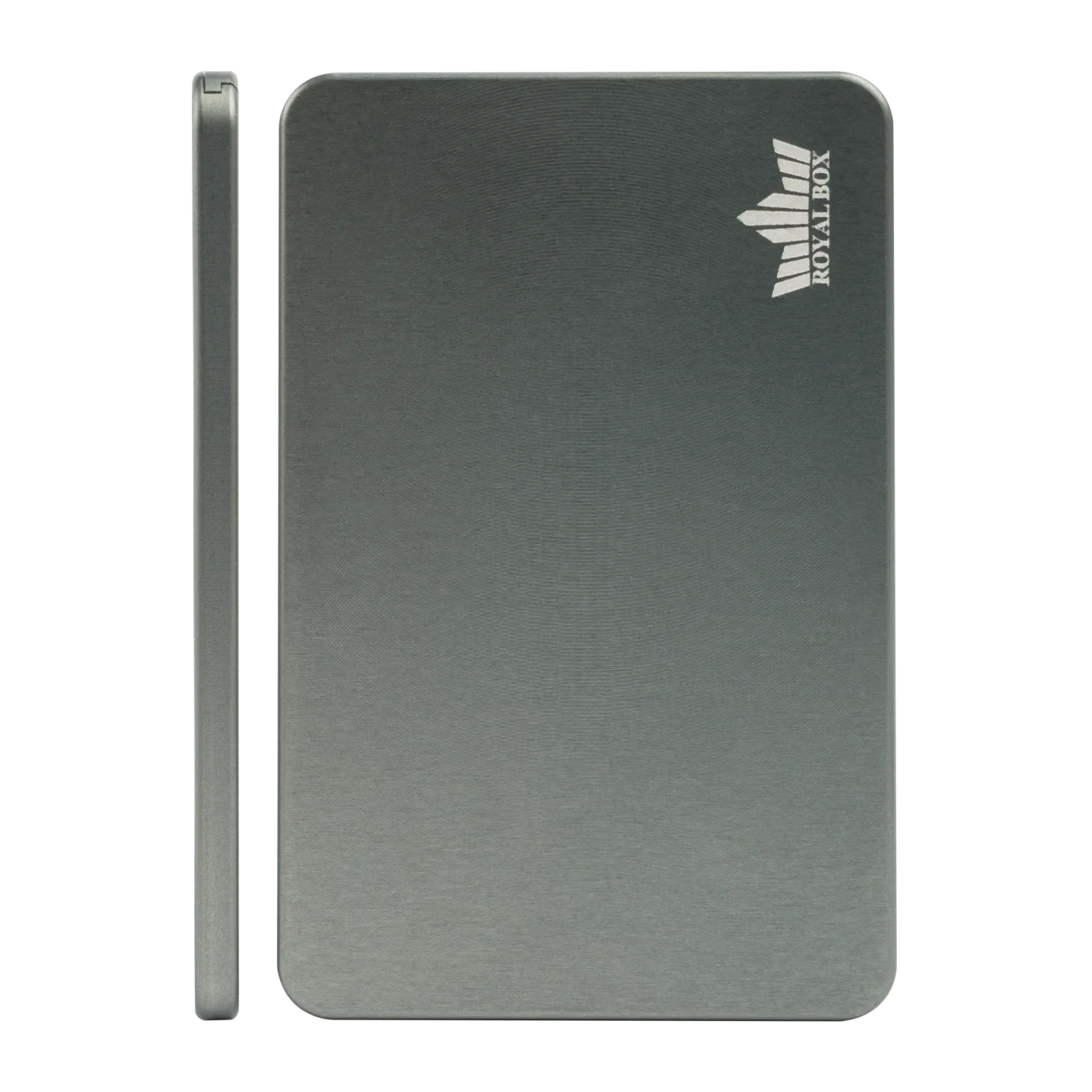 Royal Box S-Line Slim – Titanium Turbo | Ultraflache Aufbewahrungsbox aus Metall -  from DieBallerei