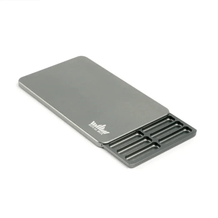 Royal Box S-Line Slim – Titanium Biturbo | Ultraflache Aufbewahrungsbox aus Metall -  from DieBallerei
