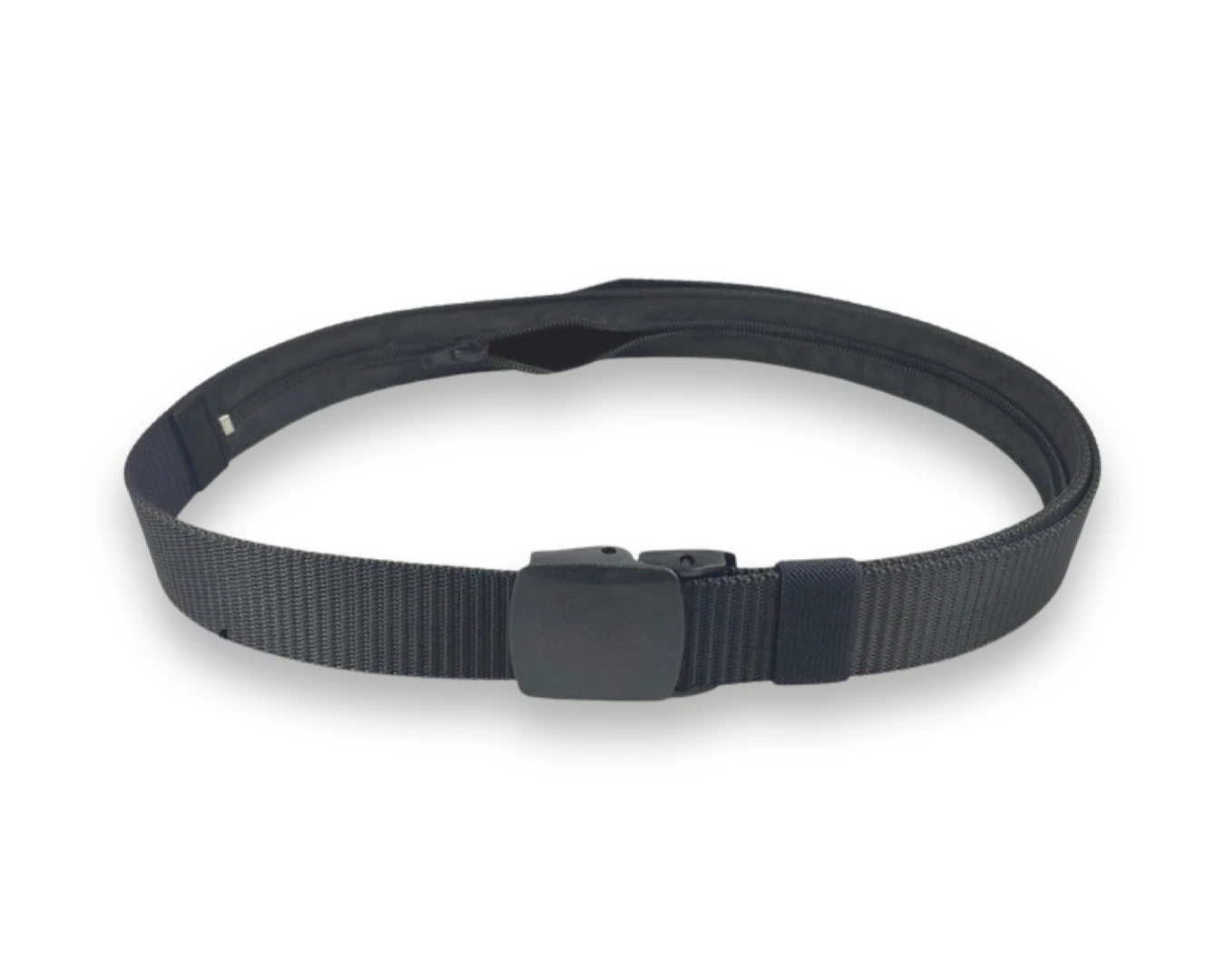 Schwarzer Gürtel mit Geheimfach – Sicherheit trifft Stil -  from DieBallerei