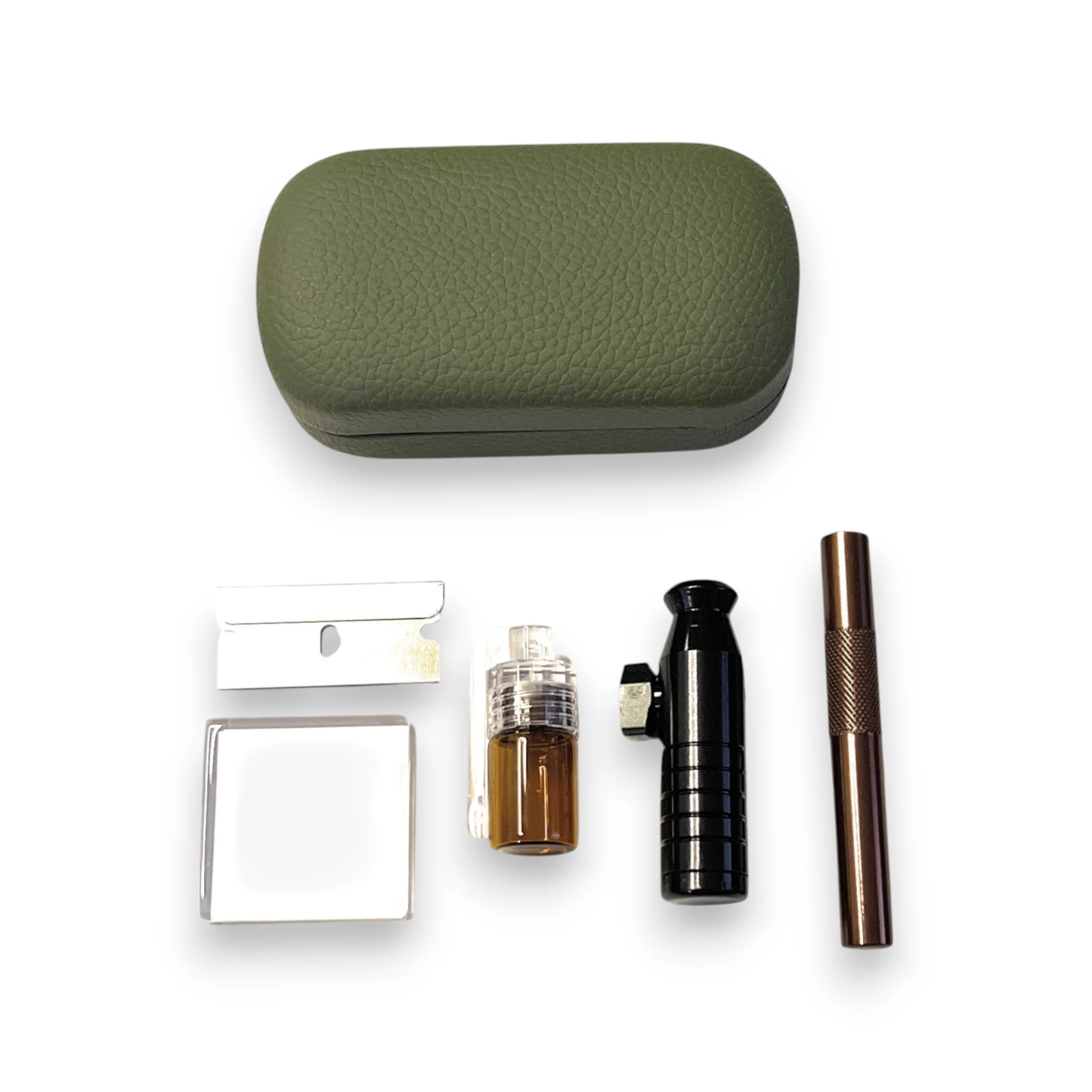 Set "Olivgrün" – Kompaktes Zubehör im Hard Case -  from DieBallerei