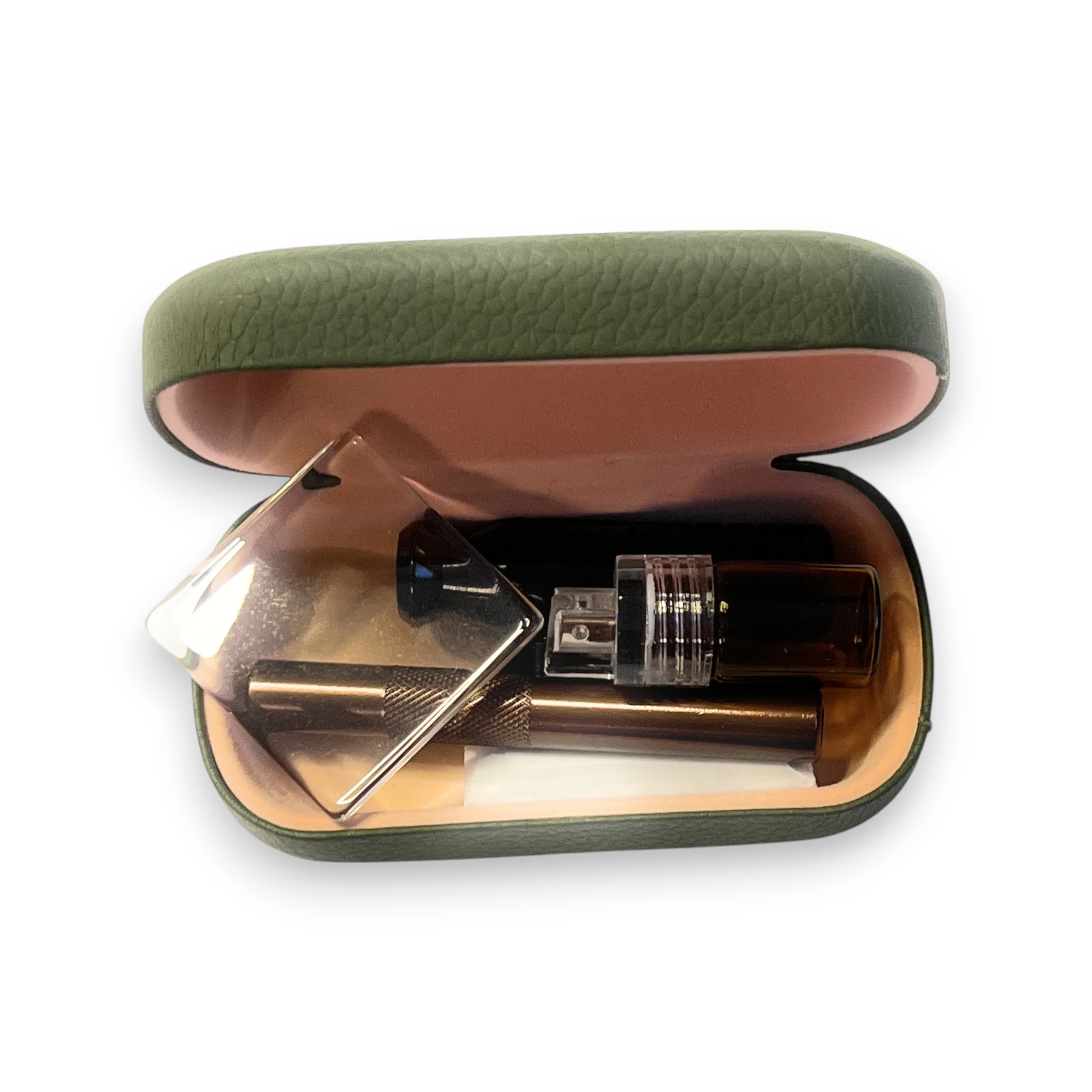 Set "Olivgrün" – Kompaktes Zubehör im Hard Case - from DieBallerei